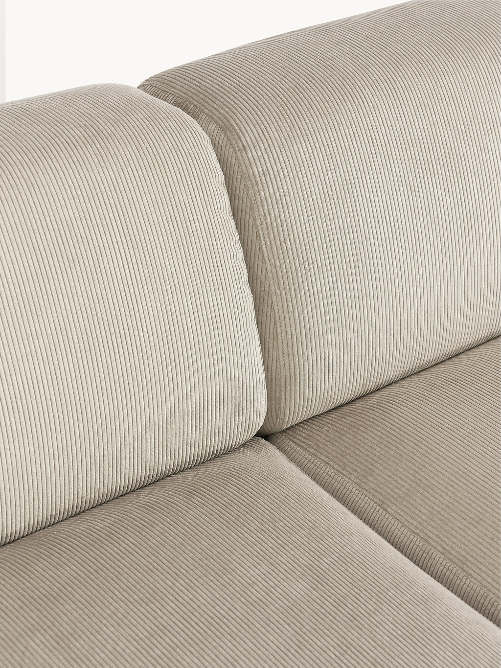 Melva XL Corduroy Corner Sofa