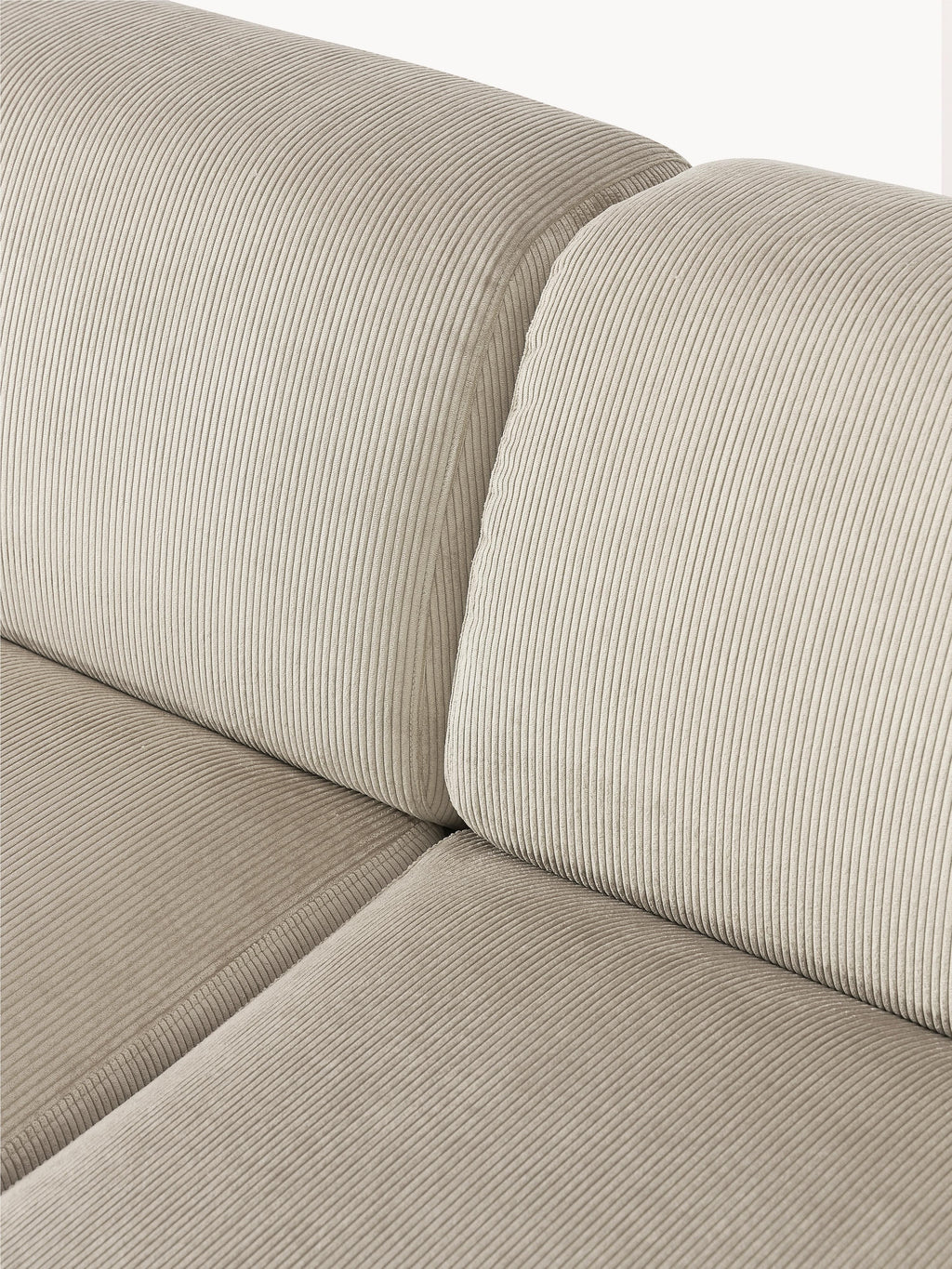 Melva XL Corduroy Corner Sofa