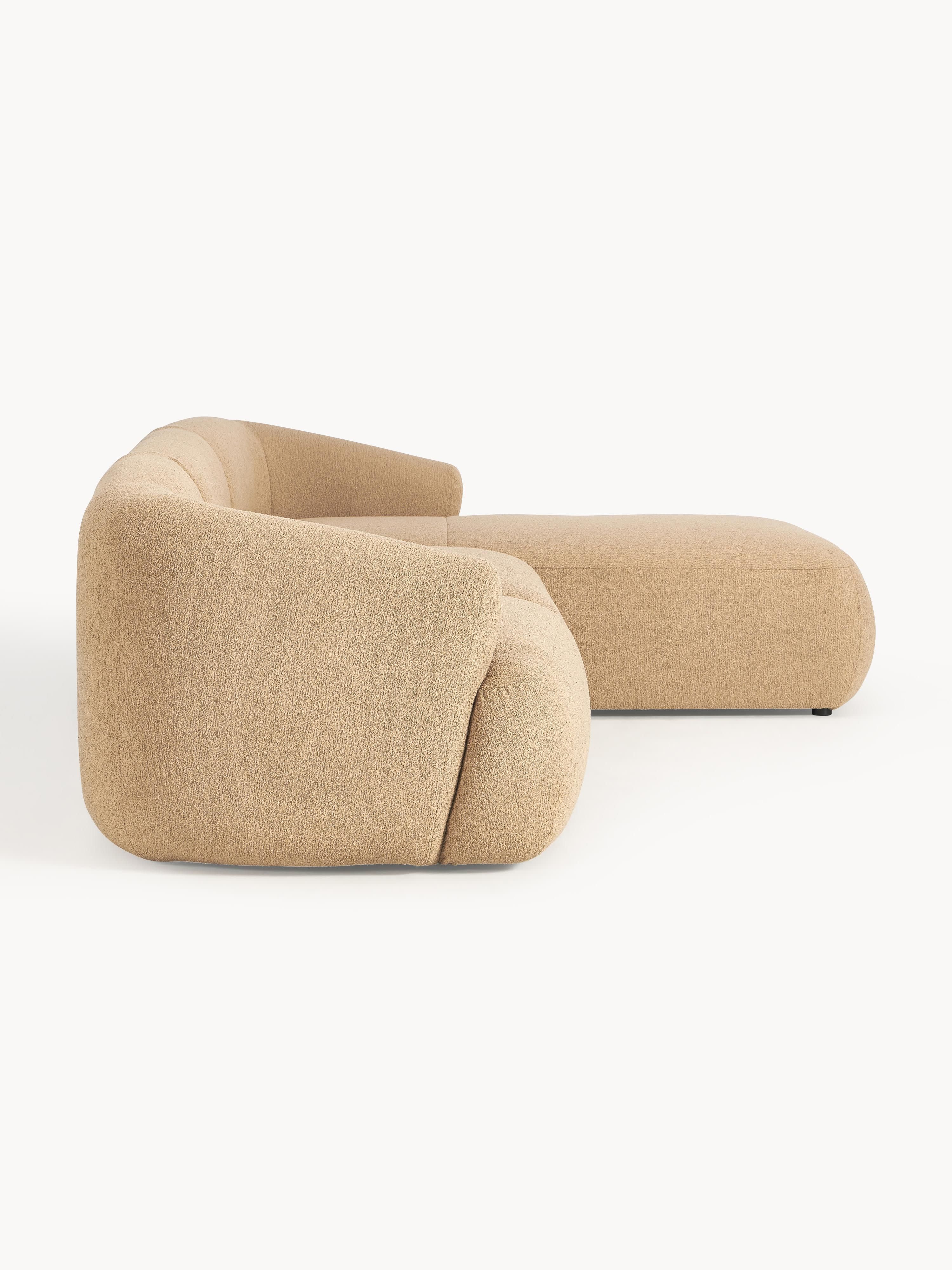 Sofia Modular Bouclé Corner Sofa (4-seater)