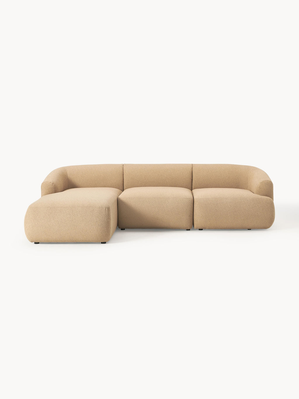 Sofia Modular Bouclé Corner Sofa (4-seater)