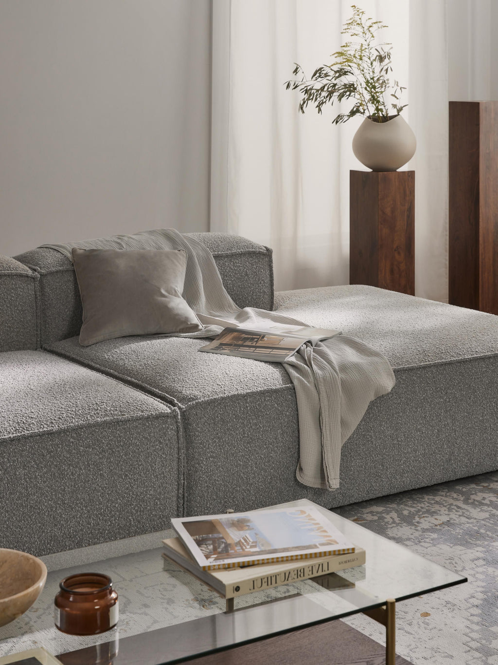 Lennon Bouclé Chaise Module