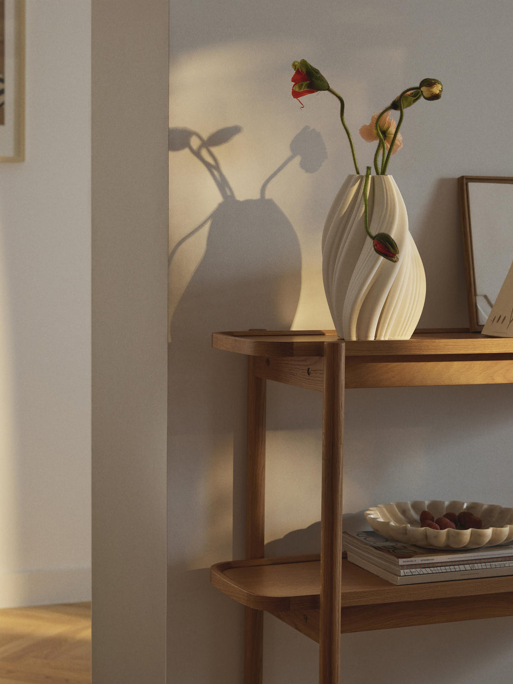 Melody 3D Printed Porcelain Vase, H 29 cm