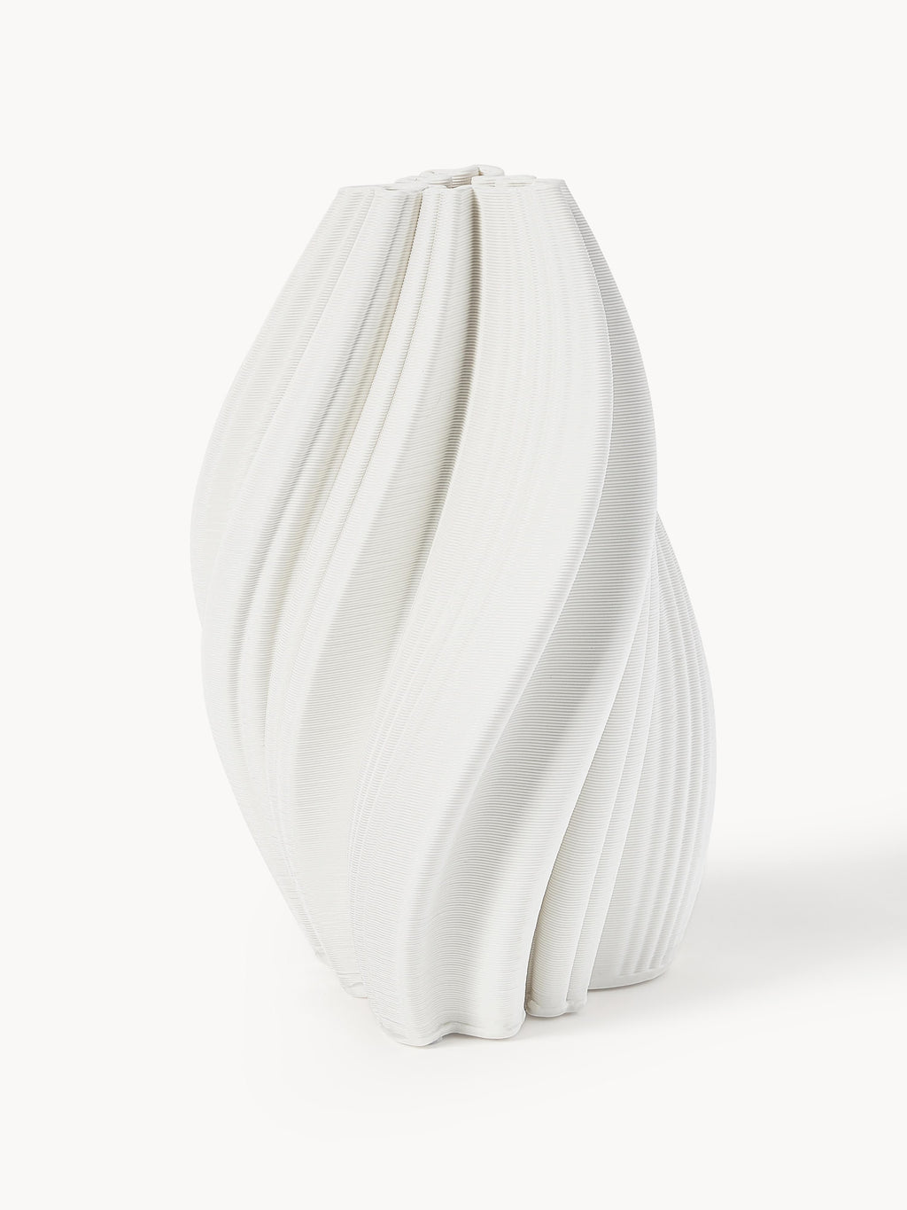 Melody 3D Printed Porcelain Vase, H 29 cm