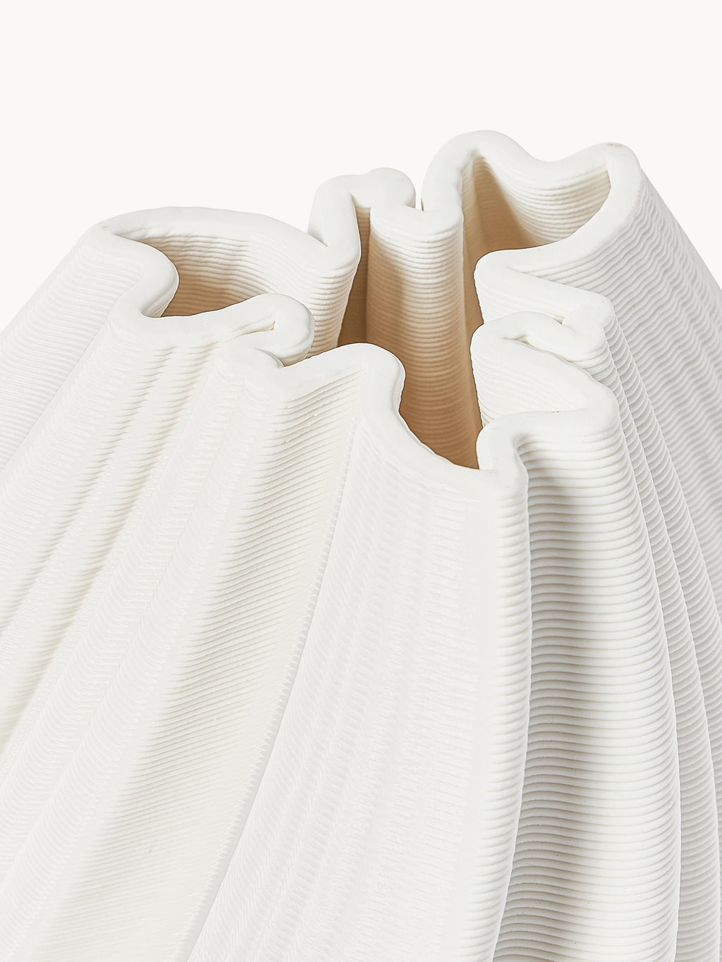 Melody 3D Printed Porcelain Vase, H 29 cm