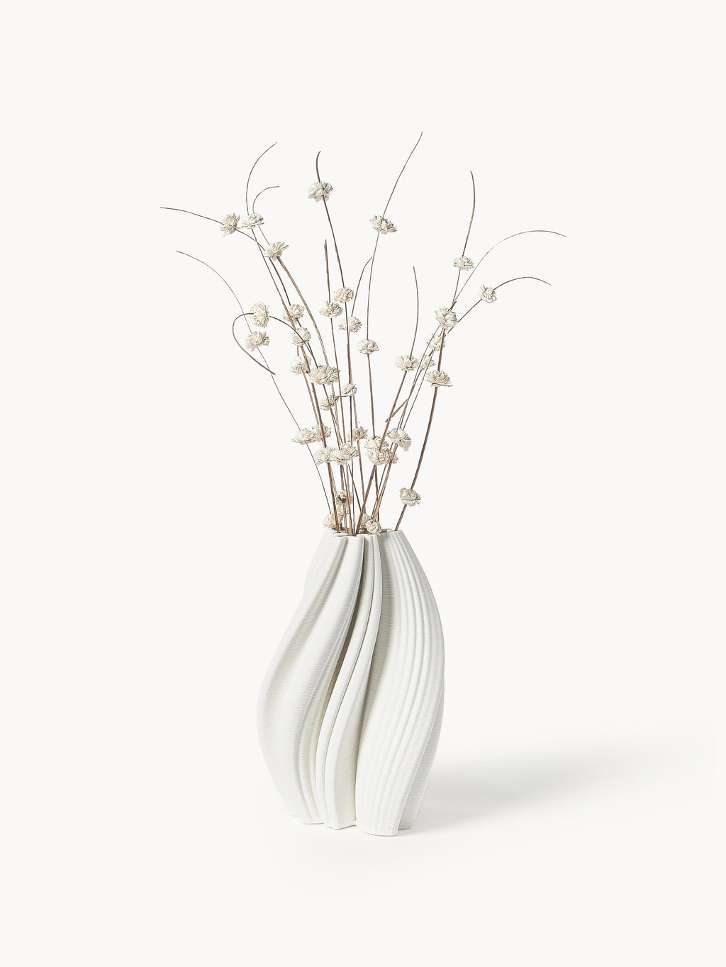 Melody 3D Printed Porcelain Vase, H 29 cm