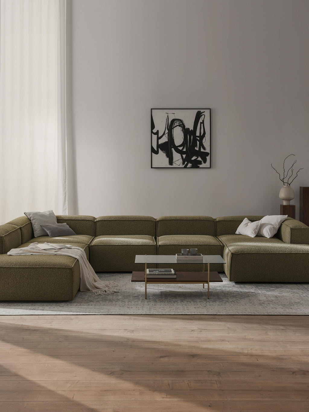 Lennon XL Bouclé Modular Sofa