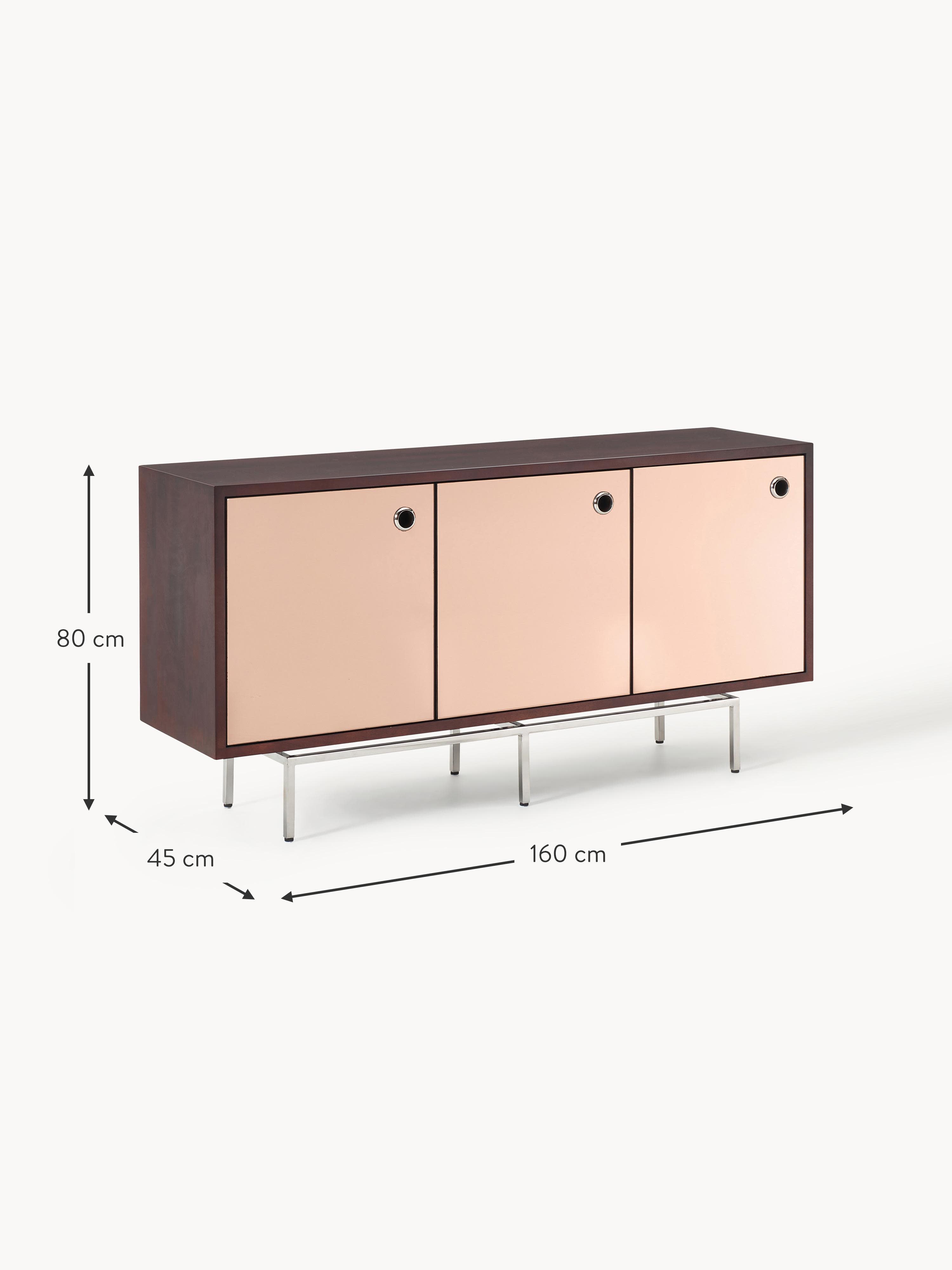 Scarlett Sideboard with Mirrored Glass Doors
