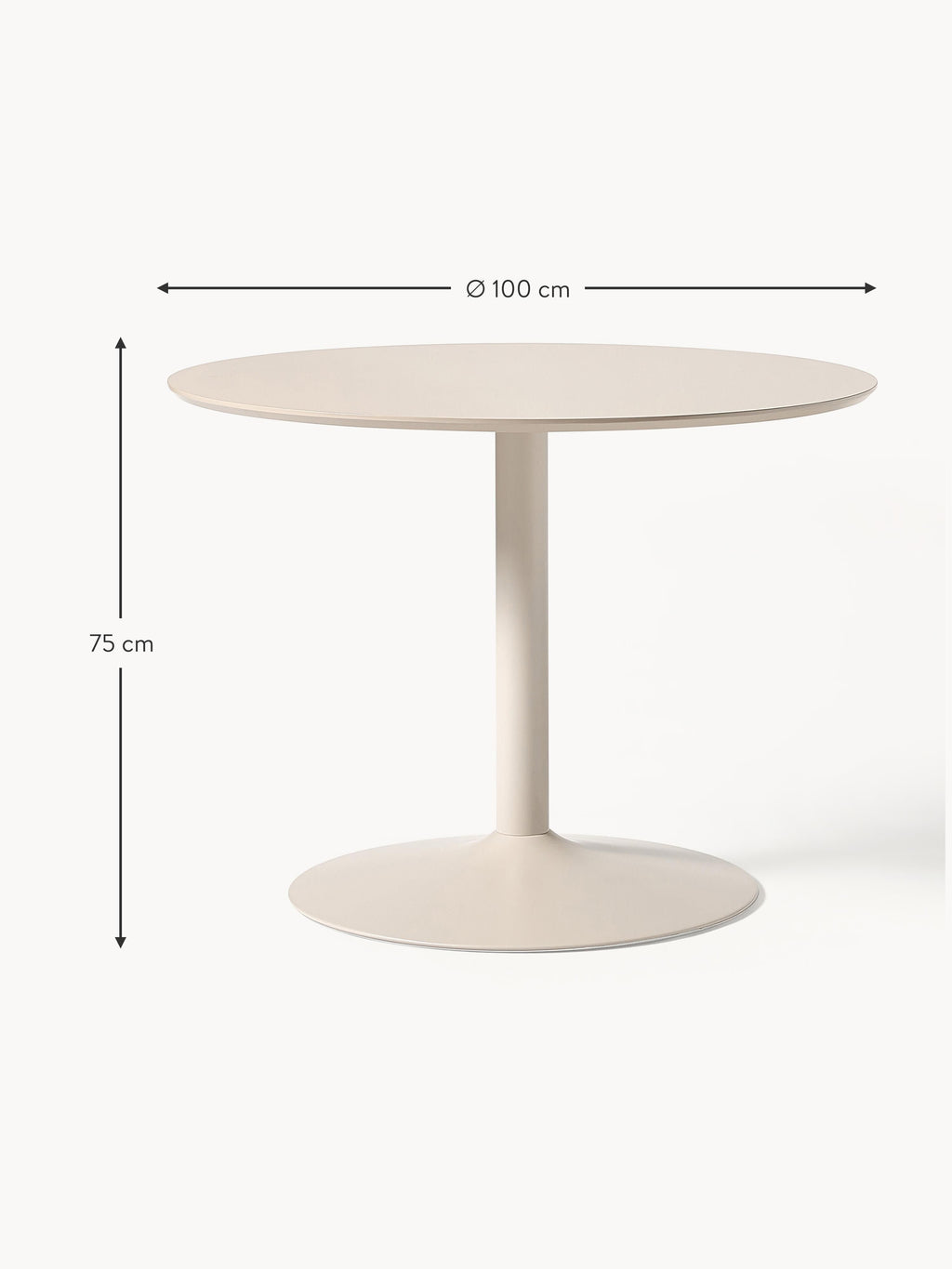 Menorca Round Dining Table, in various sizes