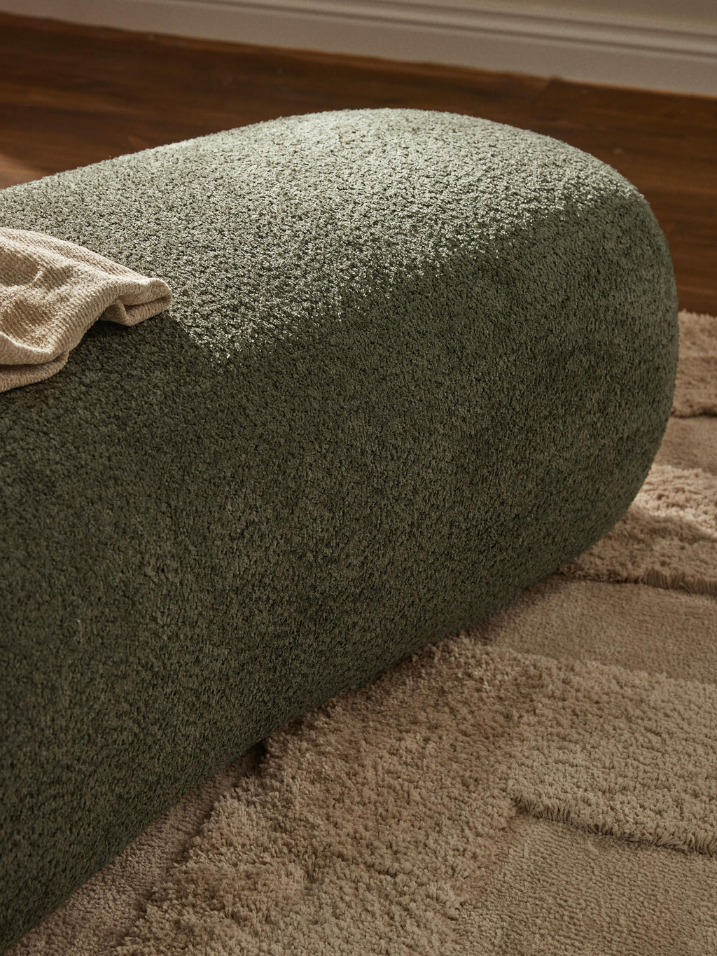 Alba Teddy-Bouclé XL Ottoman