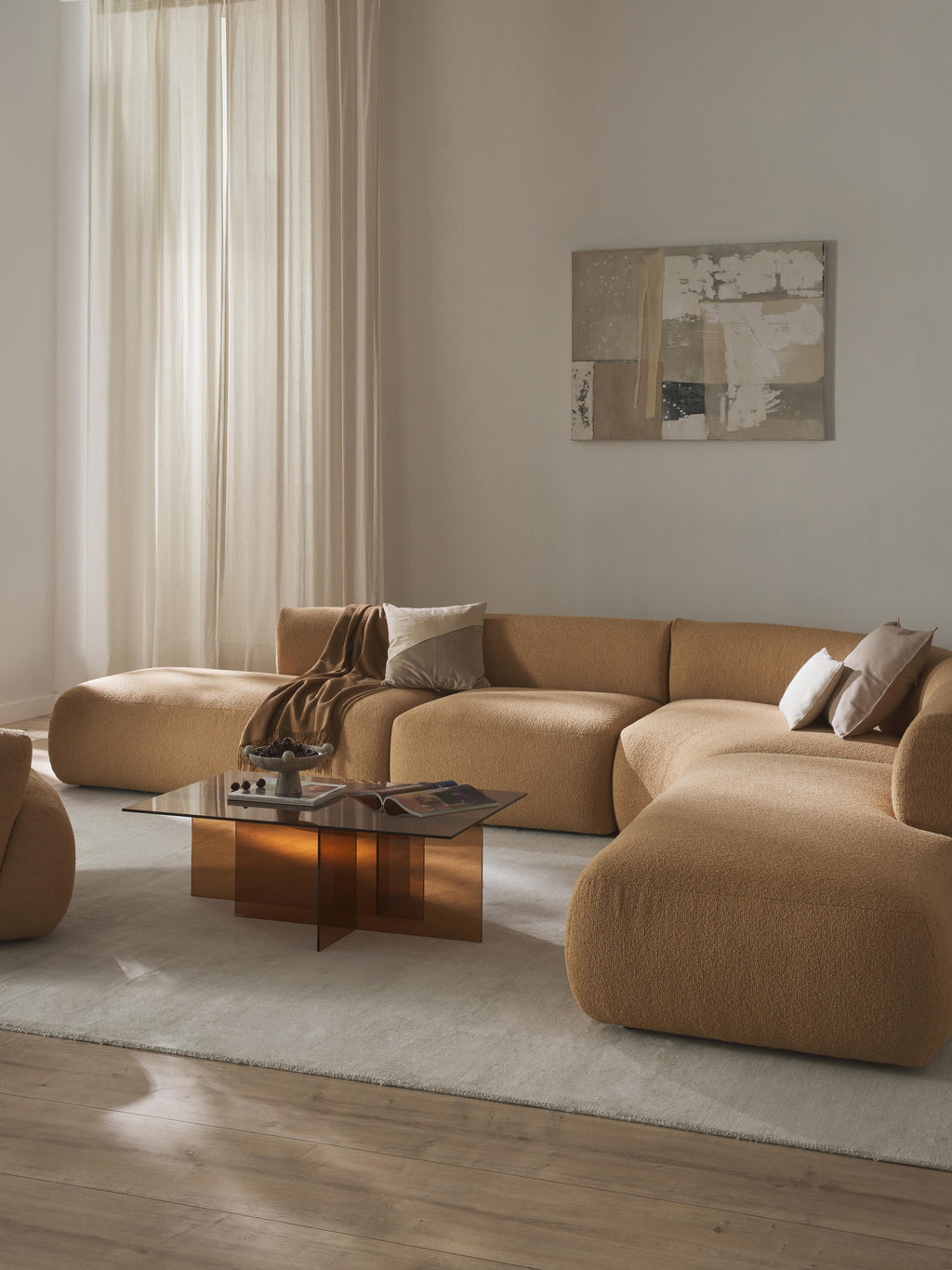 Sofia XL Modular Bouclé Corner Sofa
