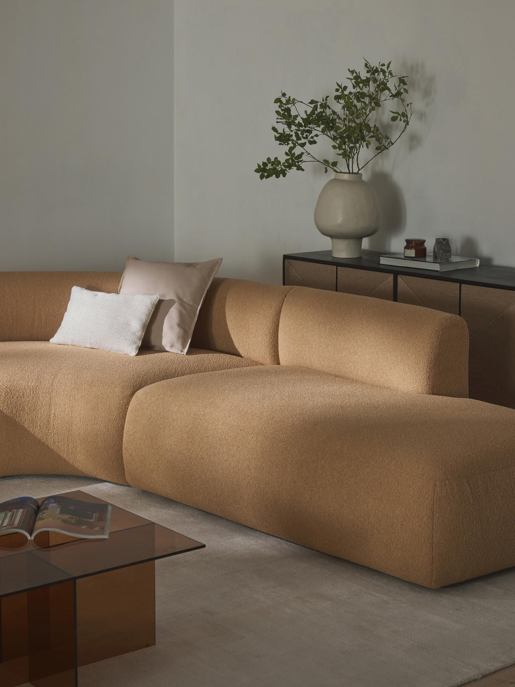 Sofia XL Modular Bouclé Corner Sofa