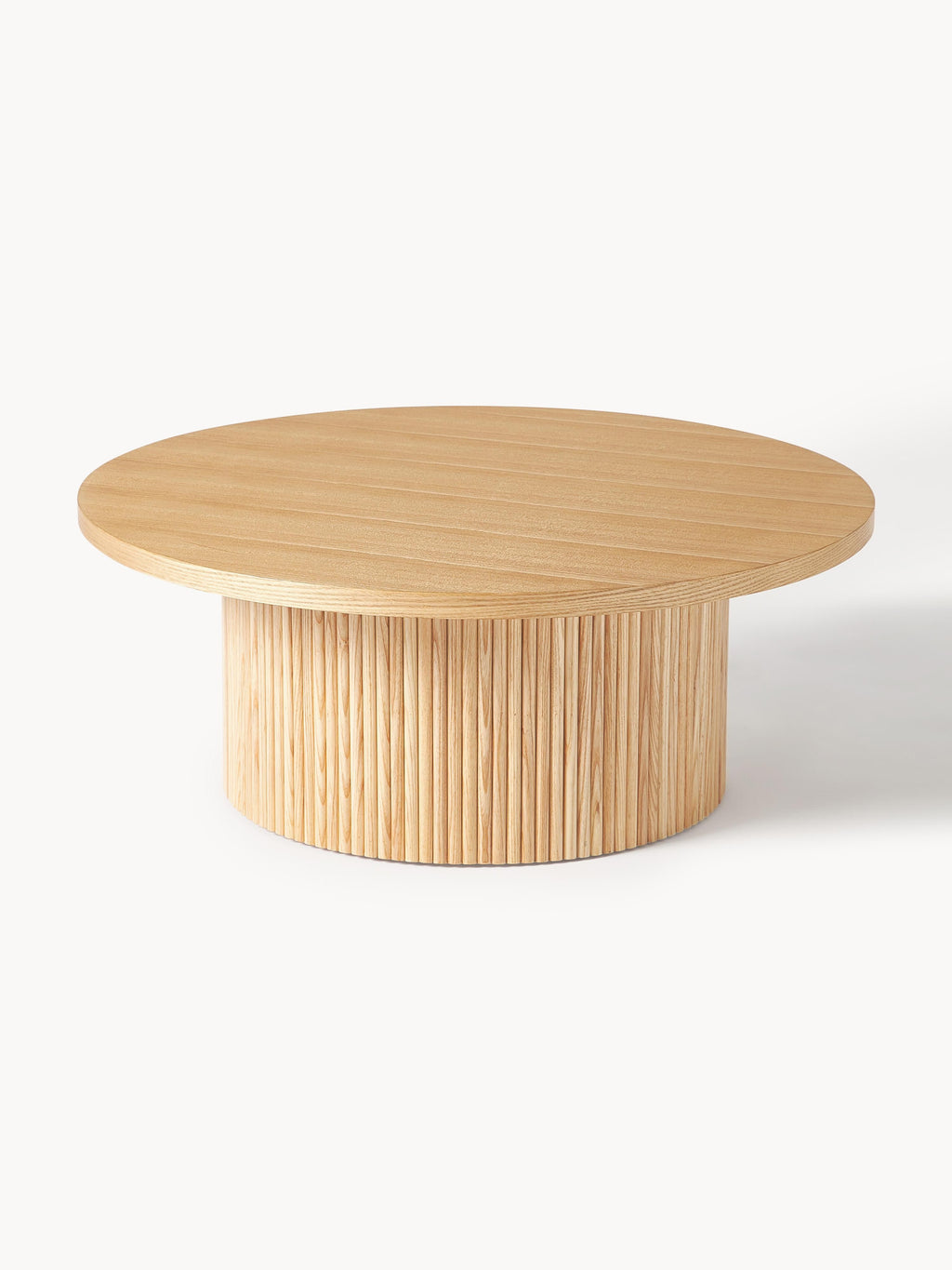 Nele Round Wooden Coffee Table