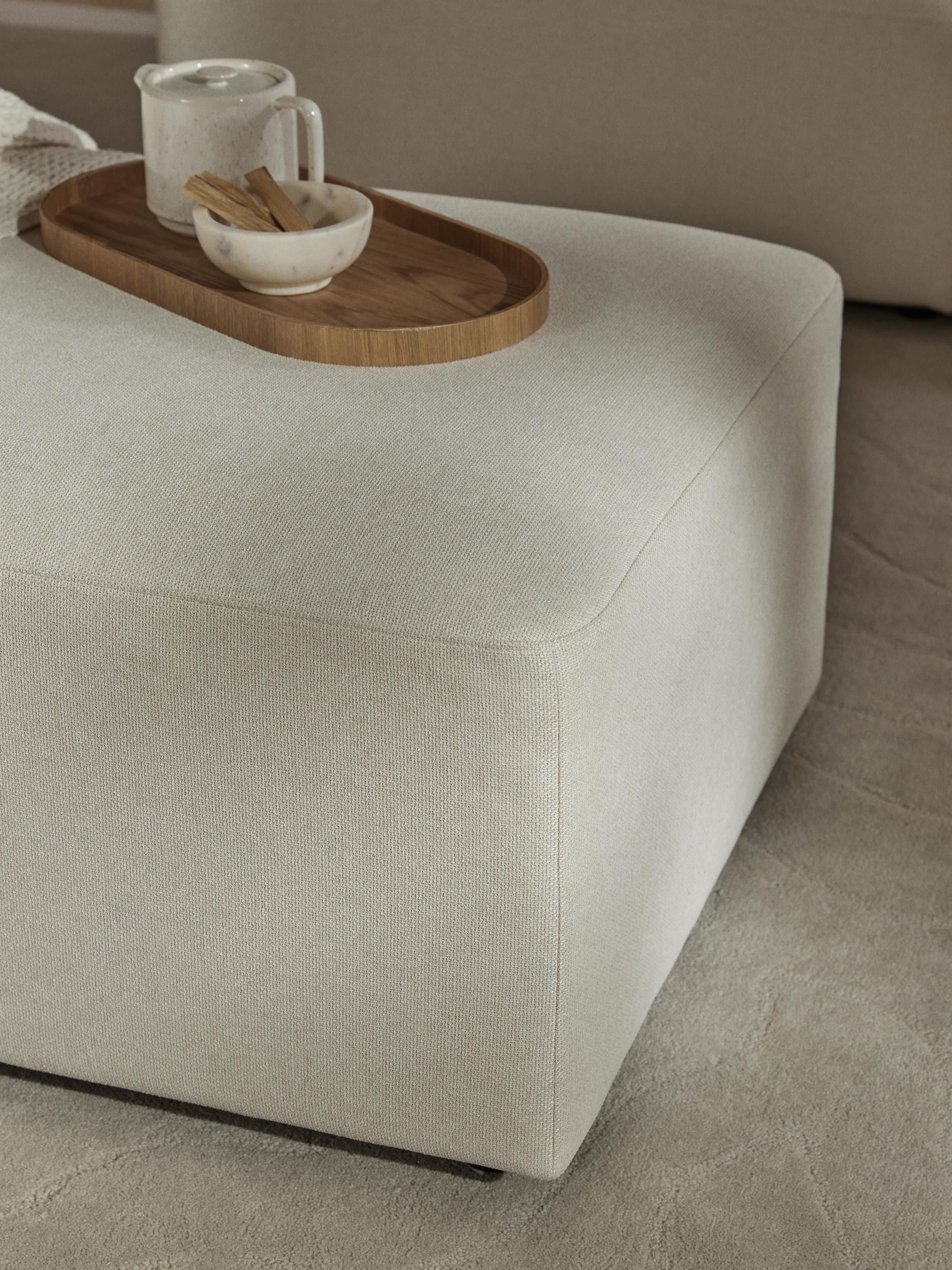 Melva Ottoman, W 99 x D 72 cm