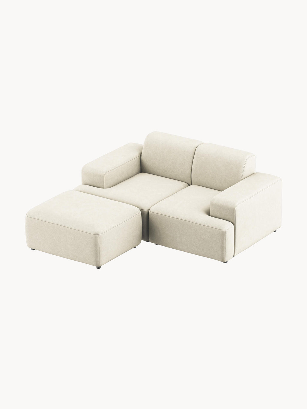 Melva Ottoman, W 99 x D 72 cm