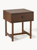 Gallery image 1 - Oak Wood Bedside Table Diana with Drawer
