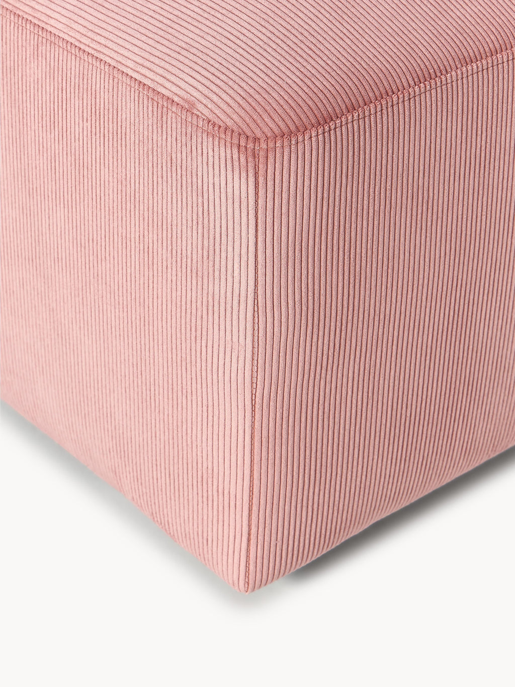 Melva Corduroy XL Ottoman, W 116 x D 72 cm