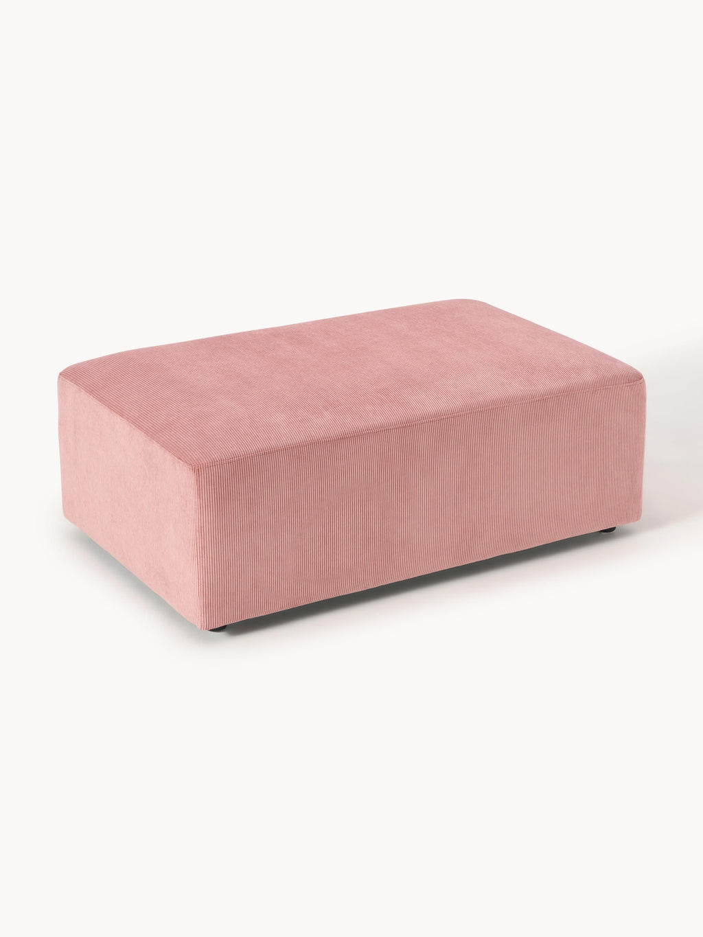 Melva Corduroy XL Ottoman, W 116 x D 72 cm