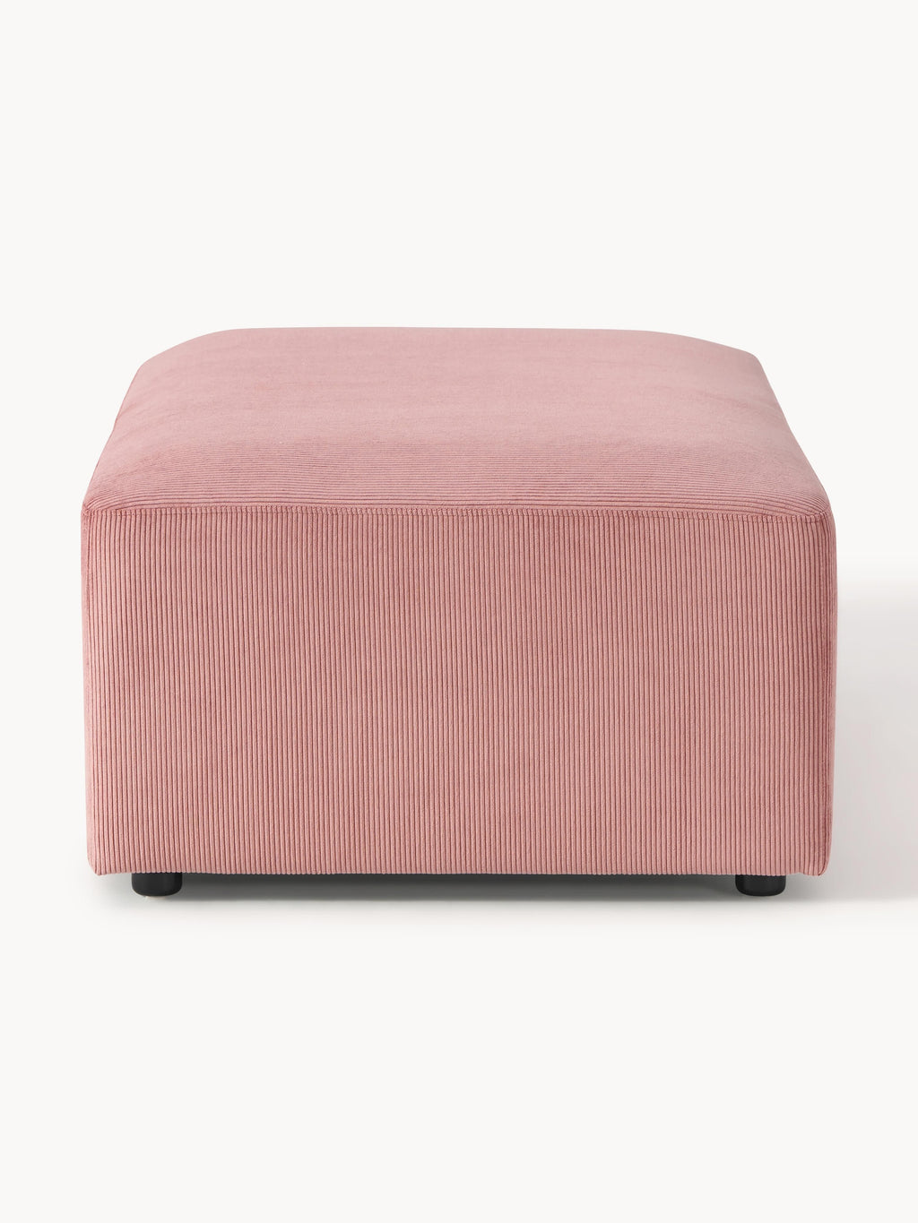 Melva Corduroy XL Ottoman, W 116 x D 72 cm