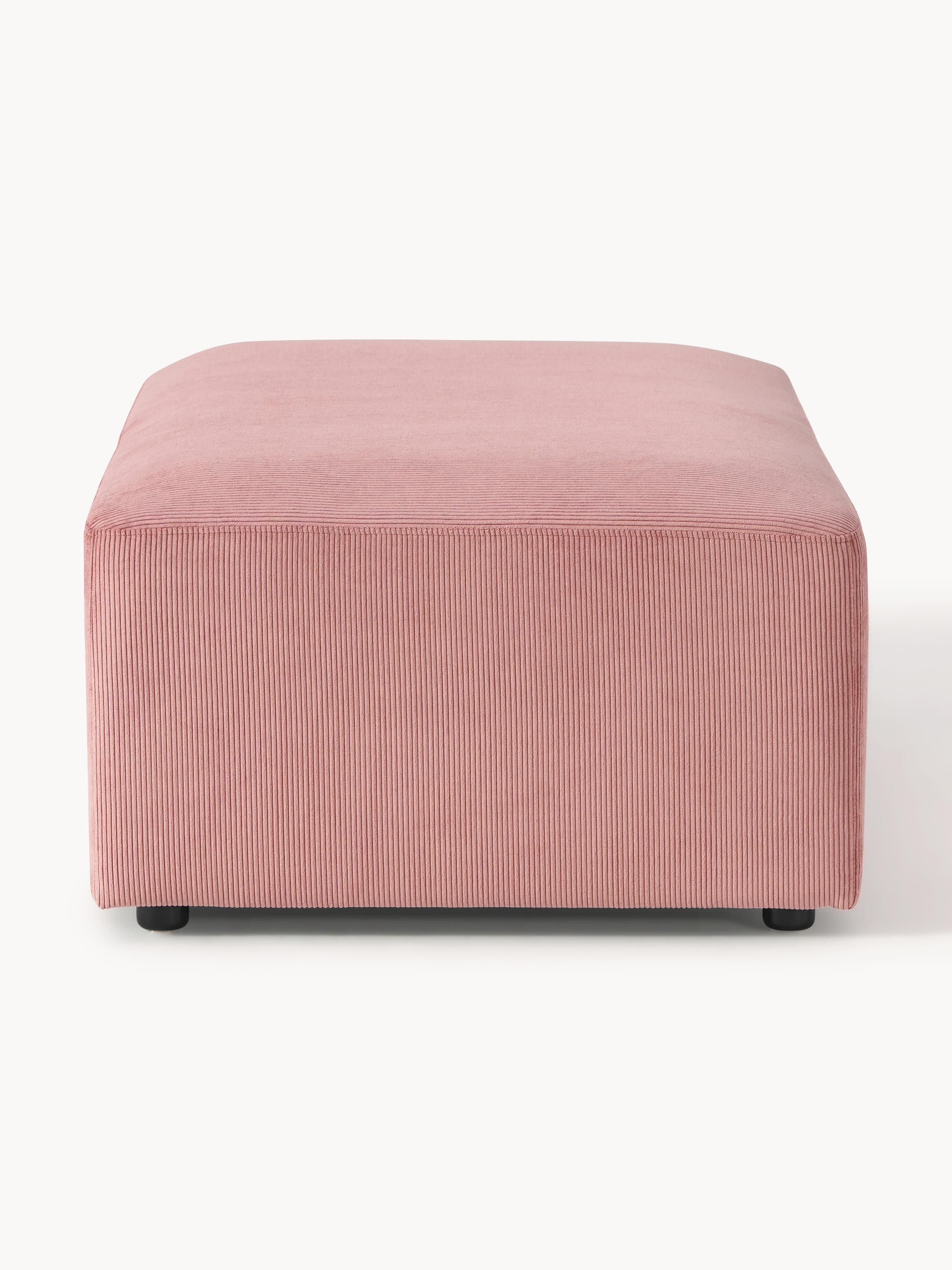 Melva Corduroy XL Ottoman, W 116 x D 72 cm