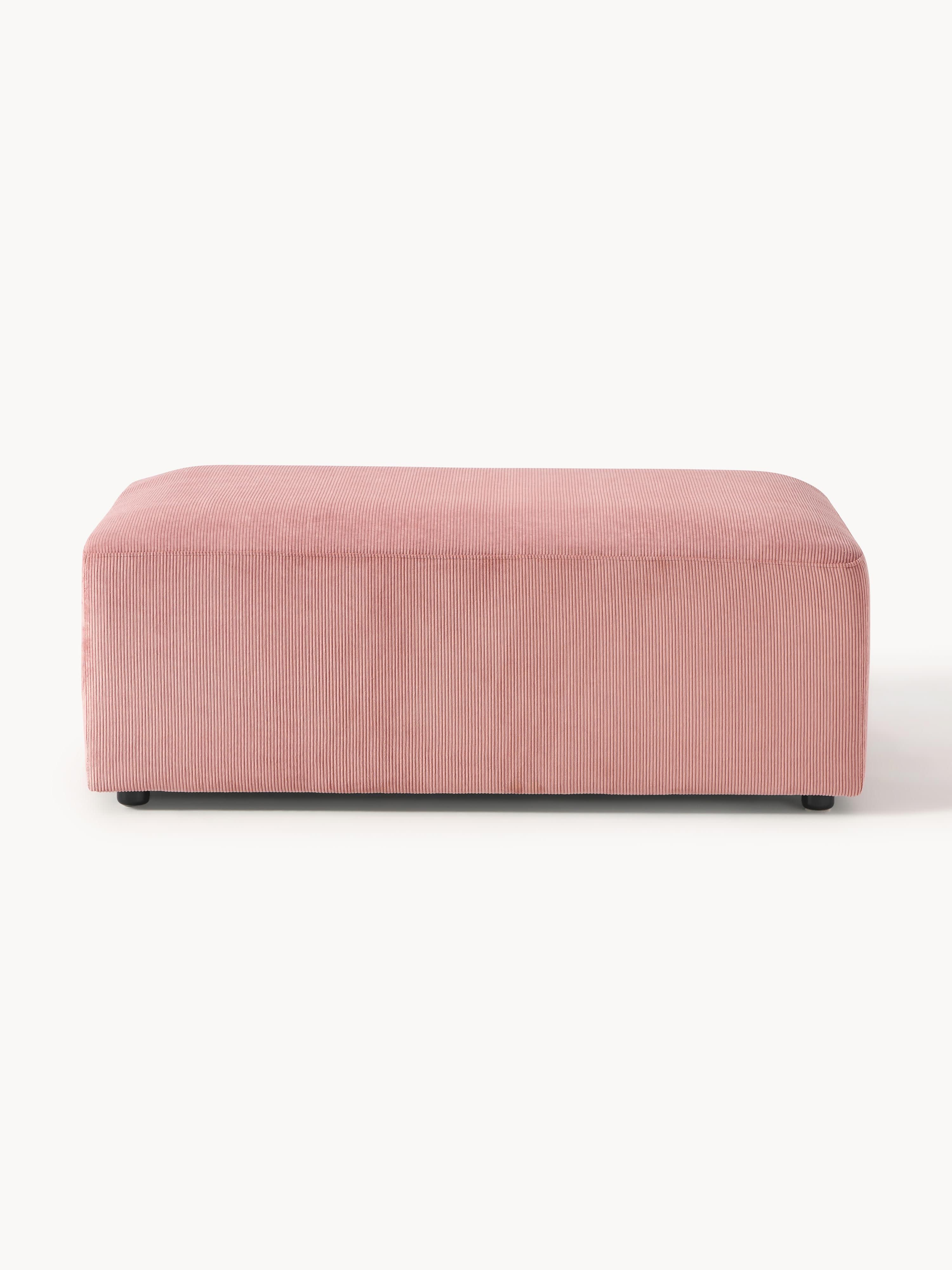 Melva Corduroy XL Ottoman, W 116 x D 72 cm