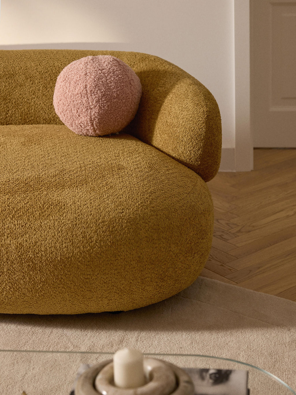 Alba Teddy Bouclé Sofa (3-seater)
