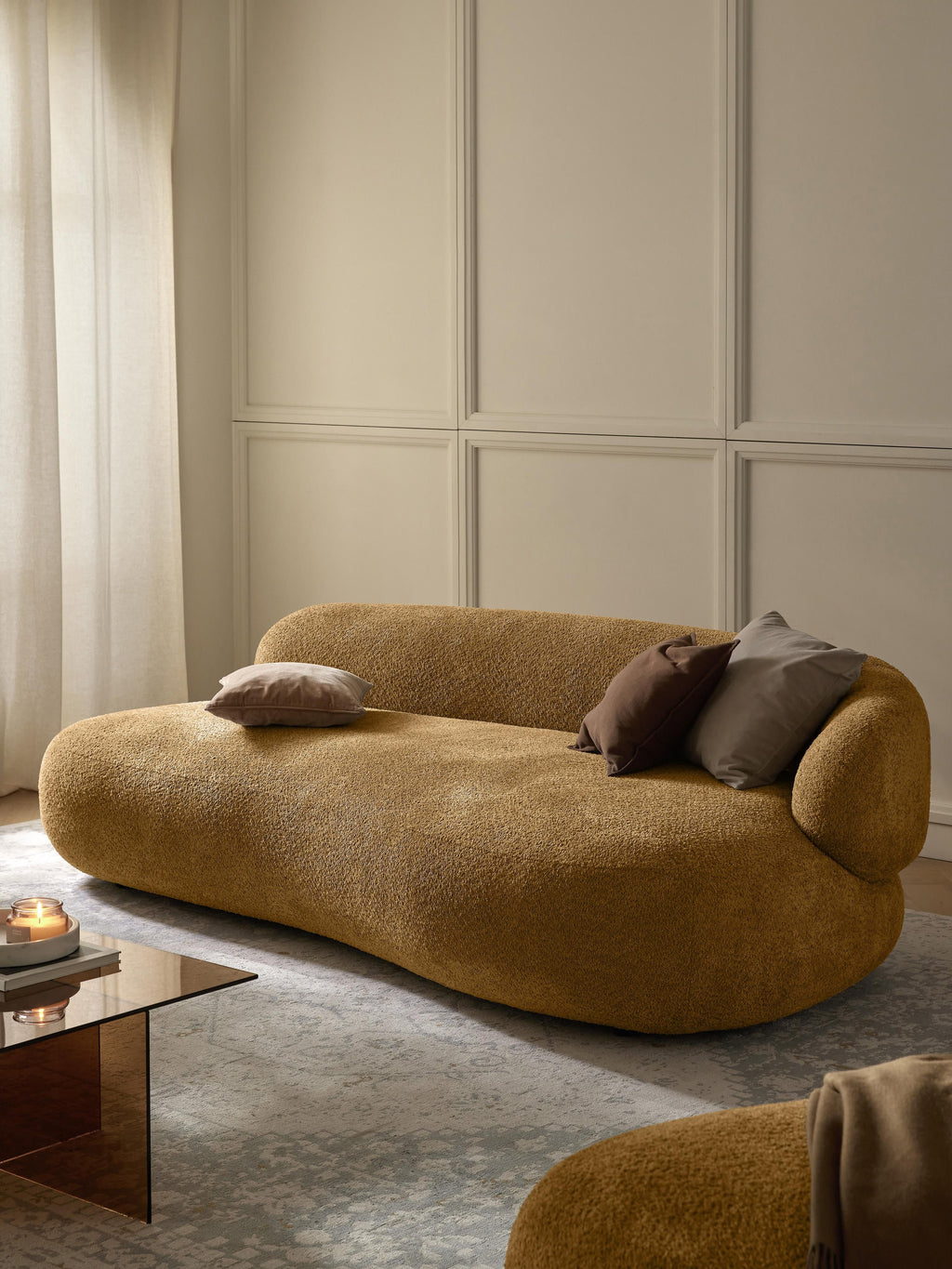 Alba Teddy Bouclé Sofa (3-seater)