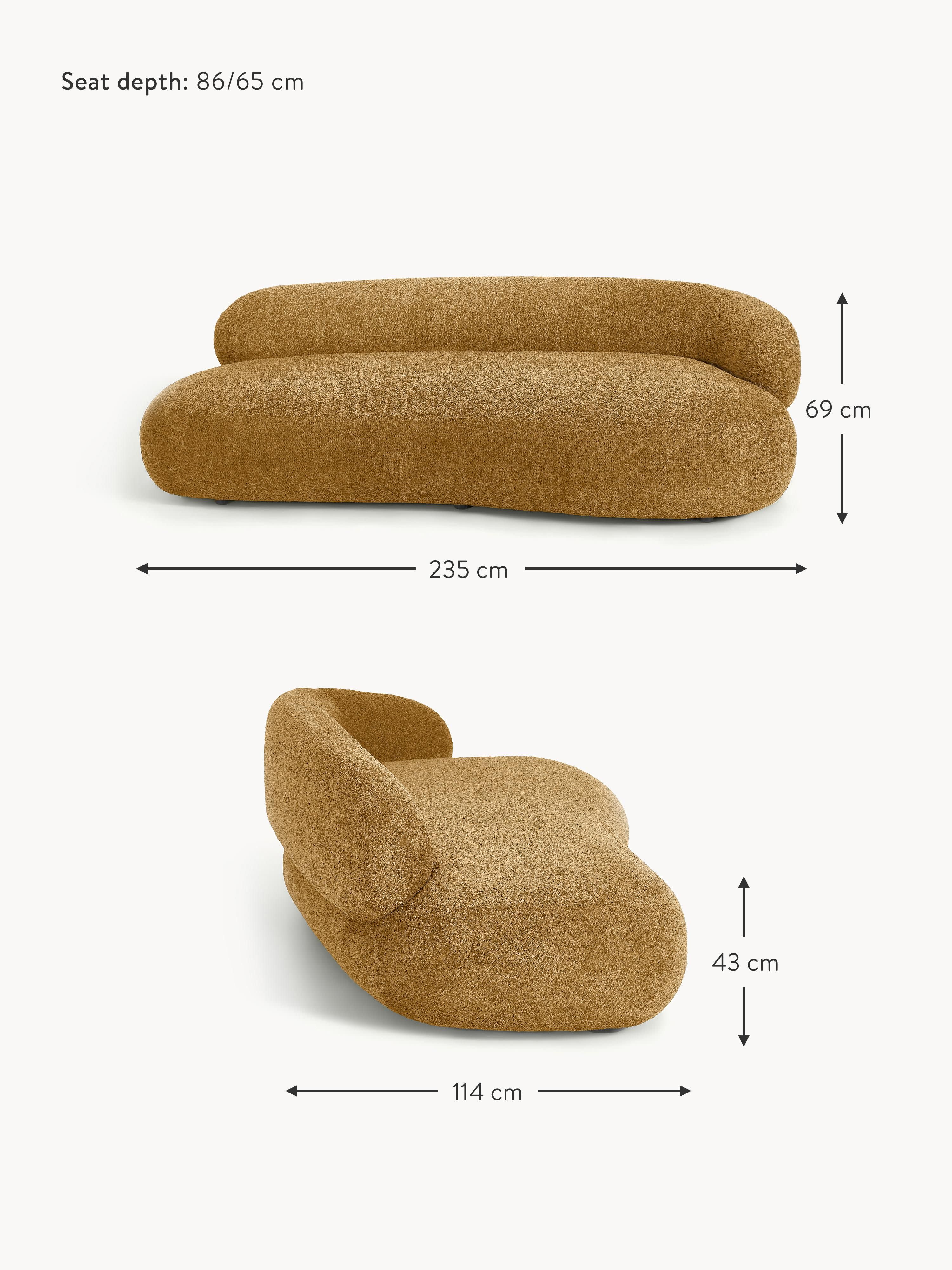 Alba Teddy Bouclé Sofa (3-seater)