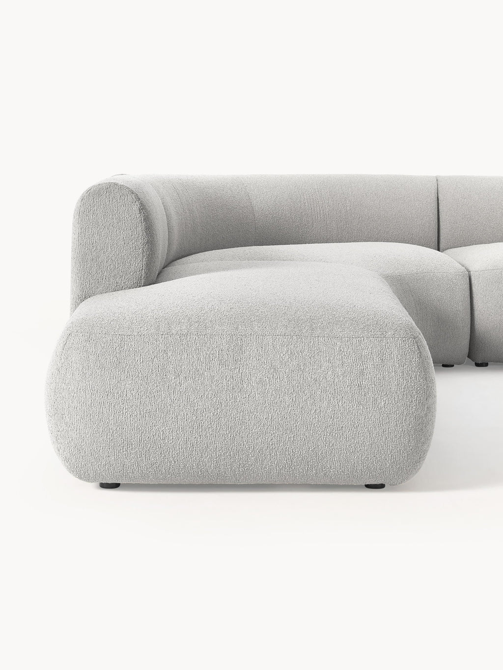 Sofia Modular Bouclé Corner Sofa (4-seater)