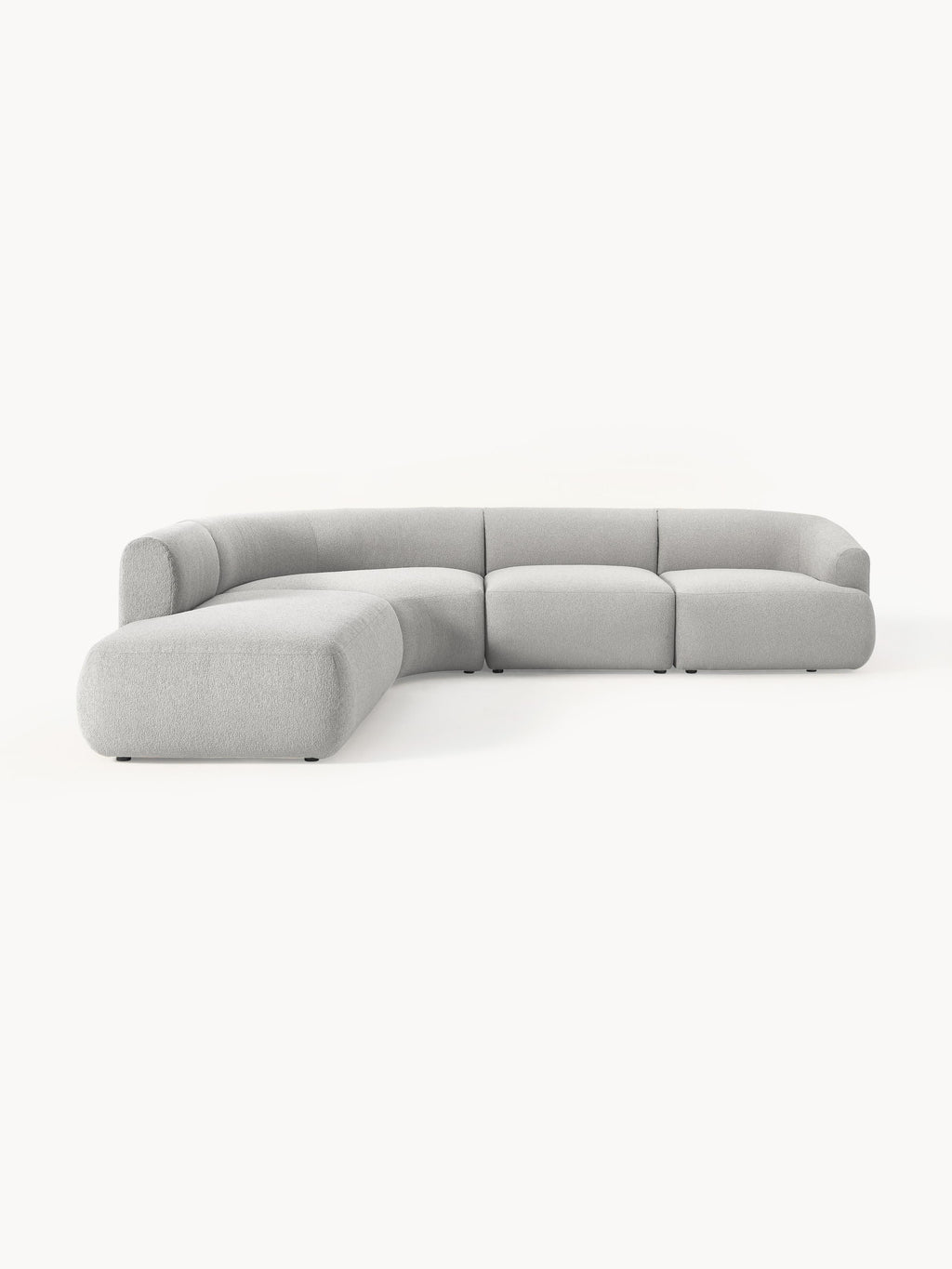 Gallery image 1 - Modular Bouclé Corner Sofa Sofia (4-seater)