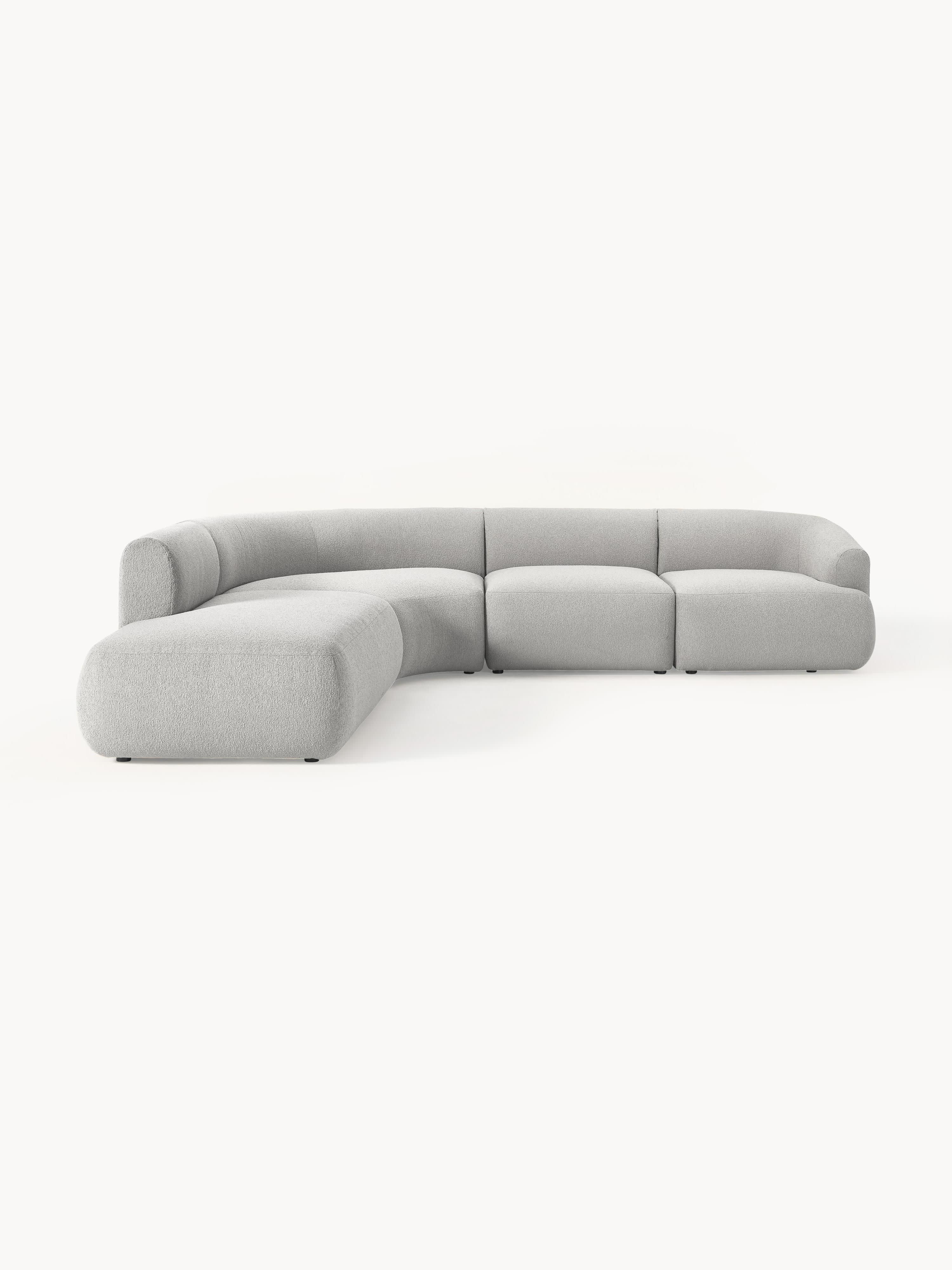 Gallery image 1 - Modular Bouclé Corner Sofa Sofia (4-seater)