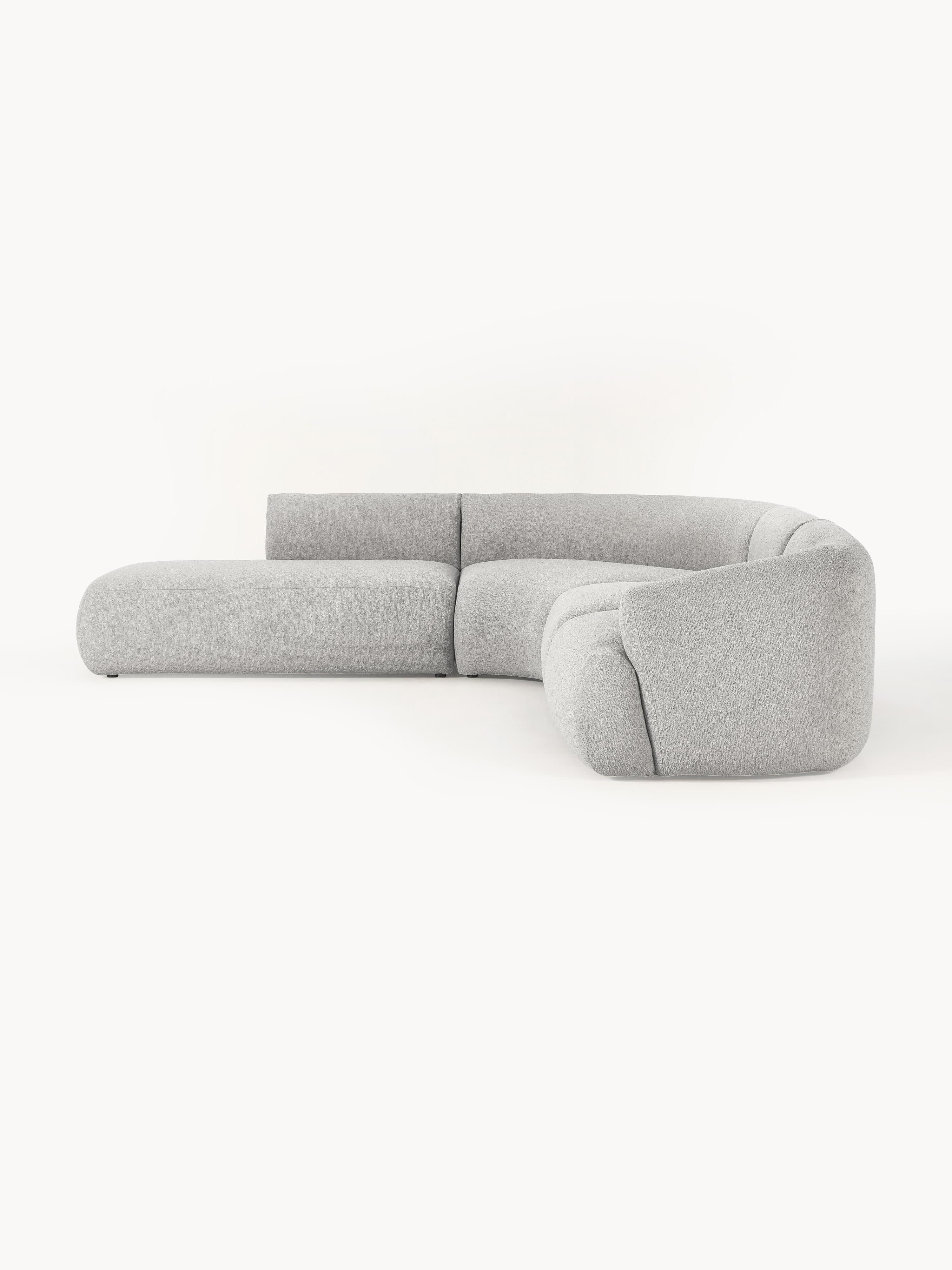Sofia Modular Bouclé Corner Sofa (4-seater)