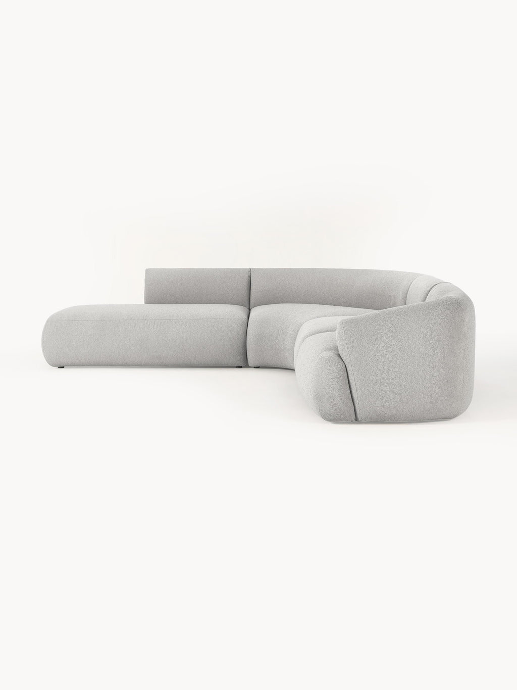 Sofia Modular Bouclé Corner Sofa (4-seater)