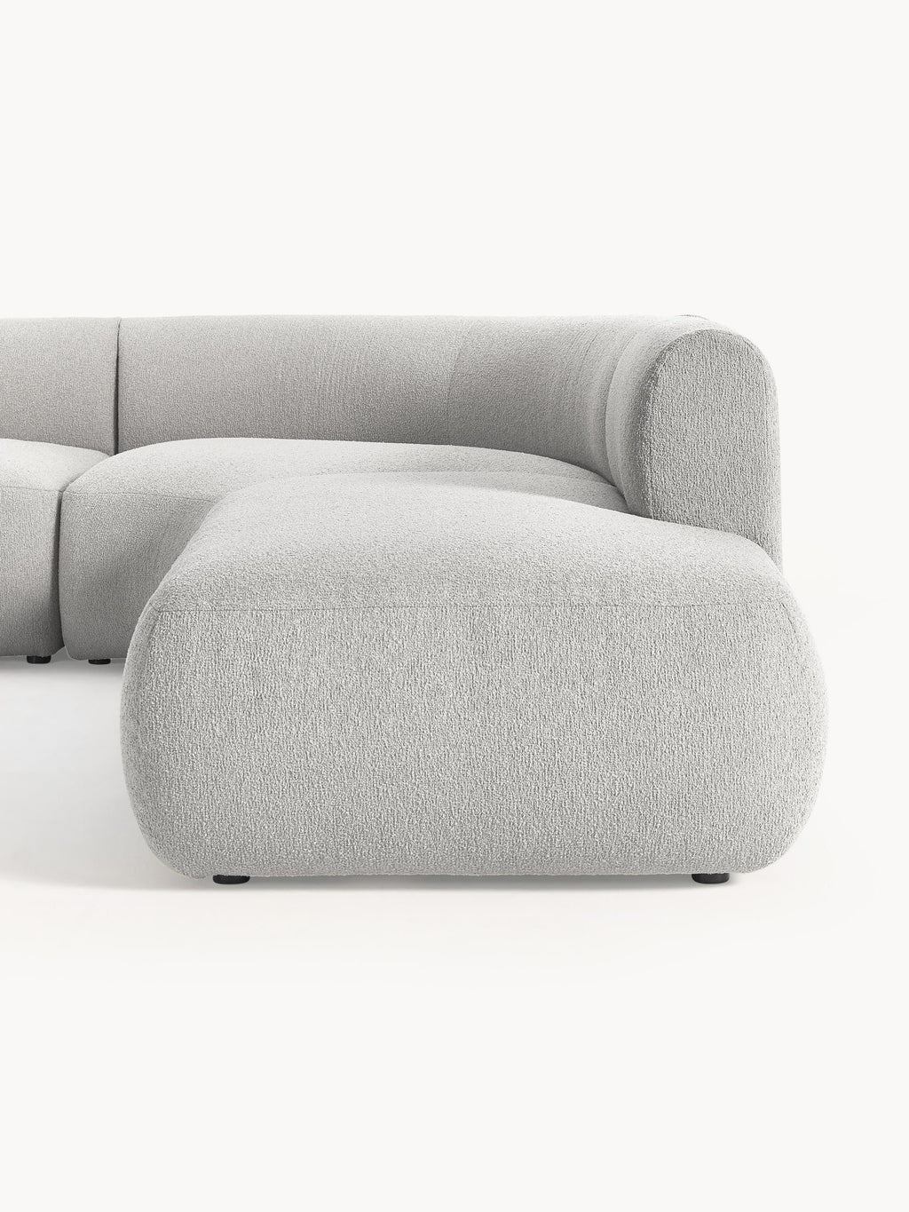 Sofia Modular Bouclé Corner Sofa (4-seater)