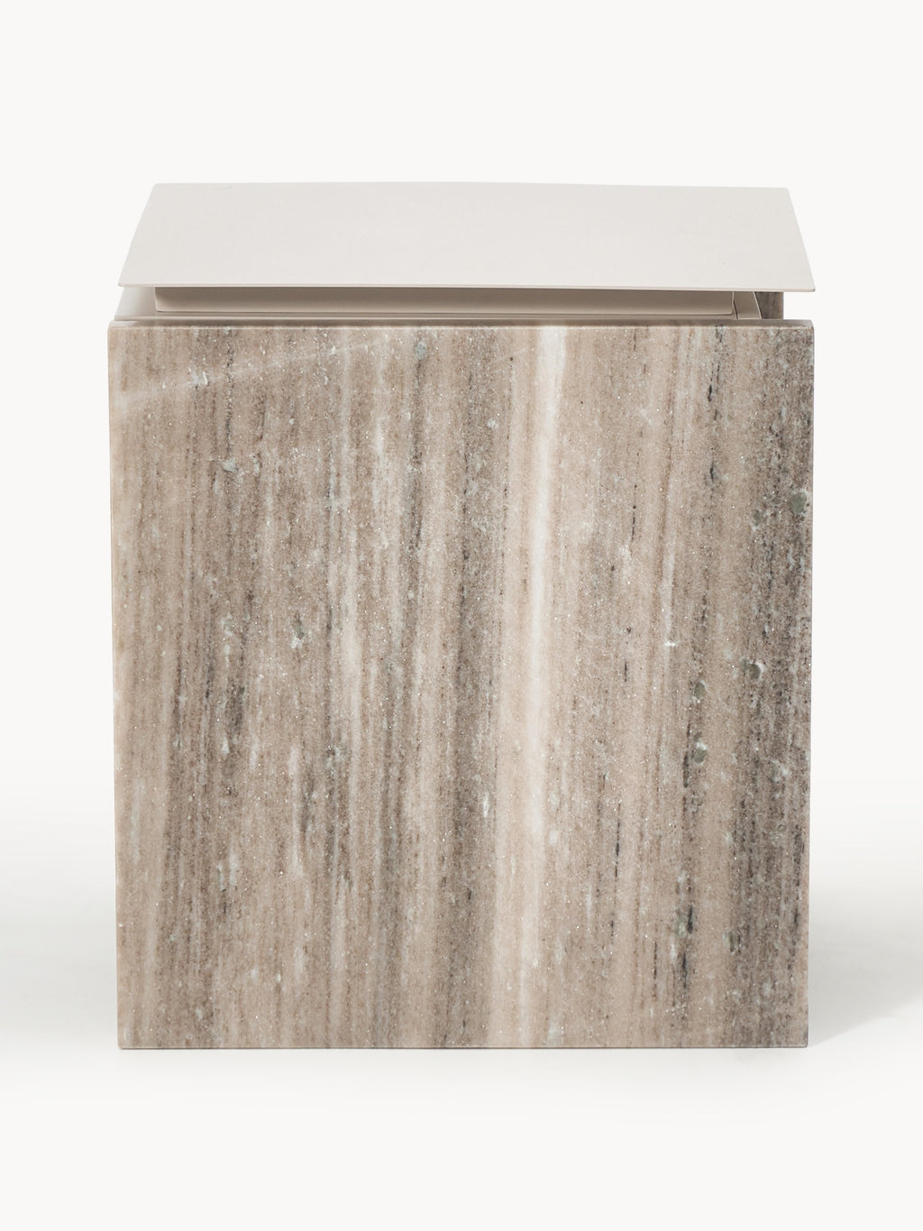 Bruce Marble and Metal Bedside Table