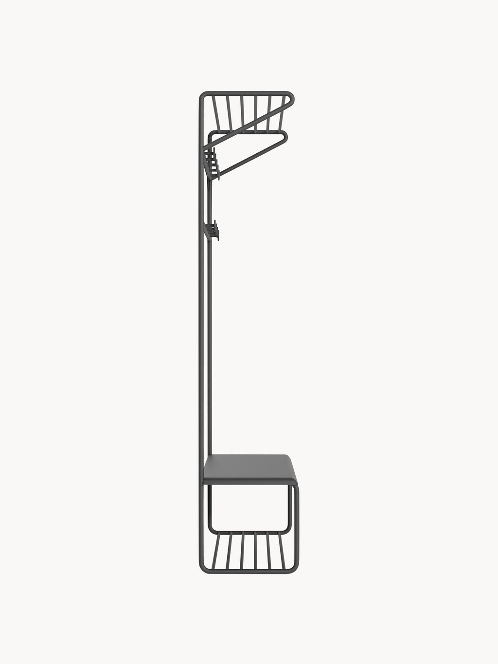 Nash Wall-Mounted Metal Coat Rack