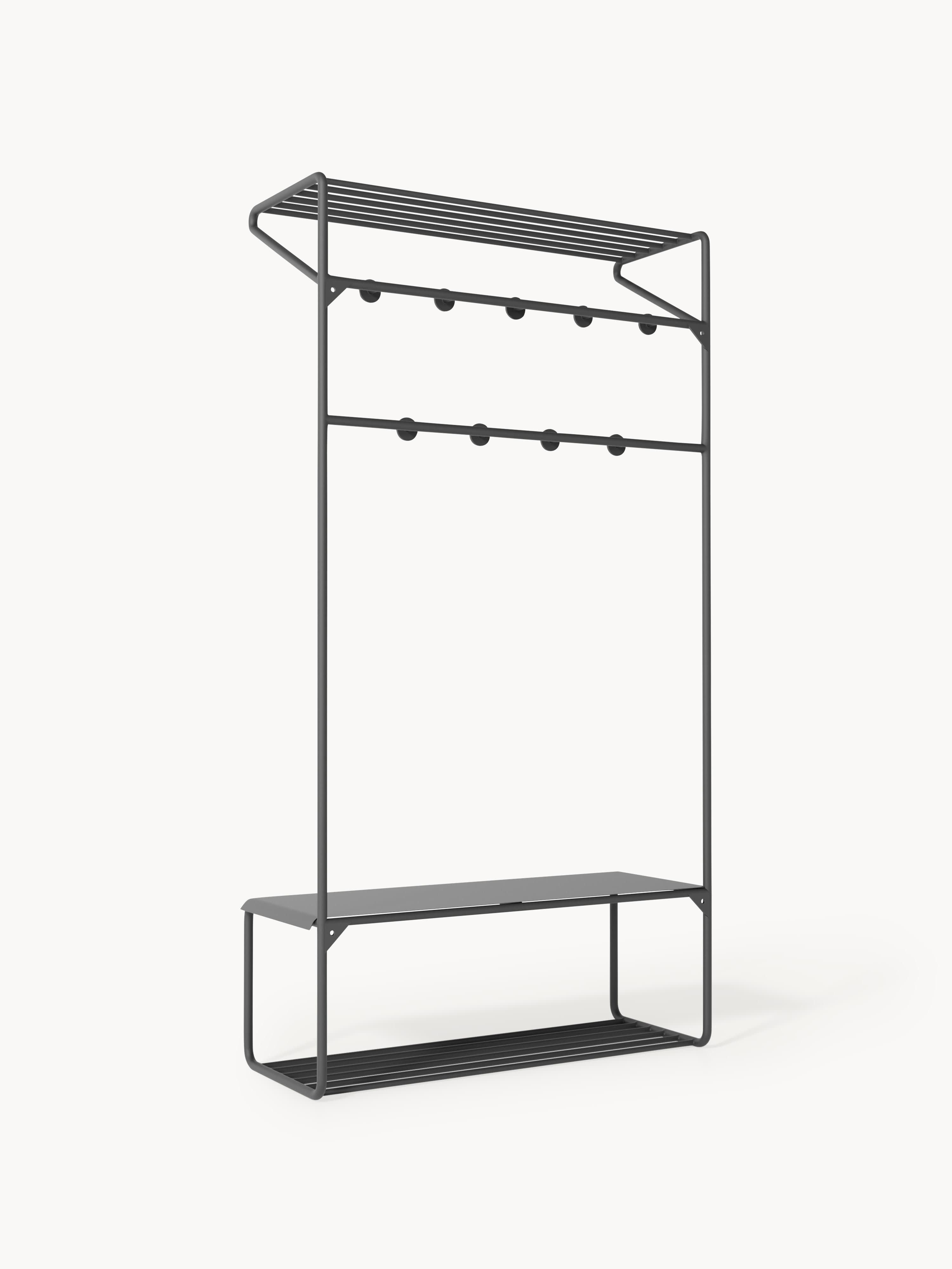Nash Wall-Mounted Metal Coat Rack