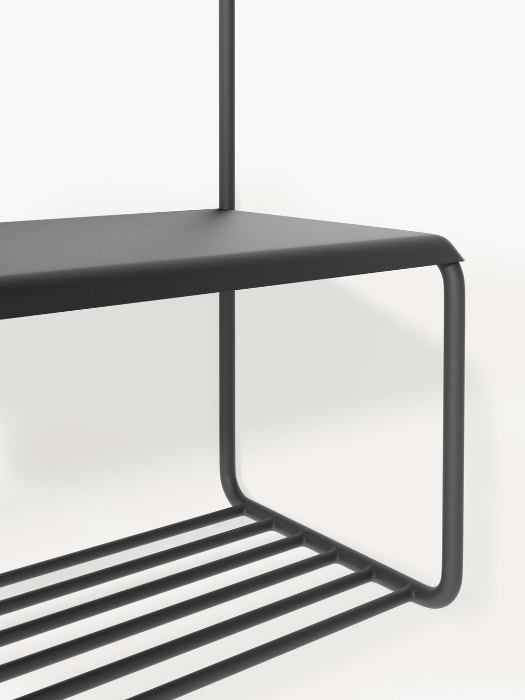 Nash Wall-Mounted Metal Coat Rack