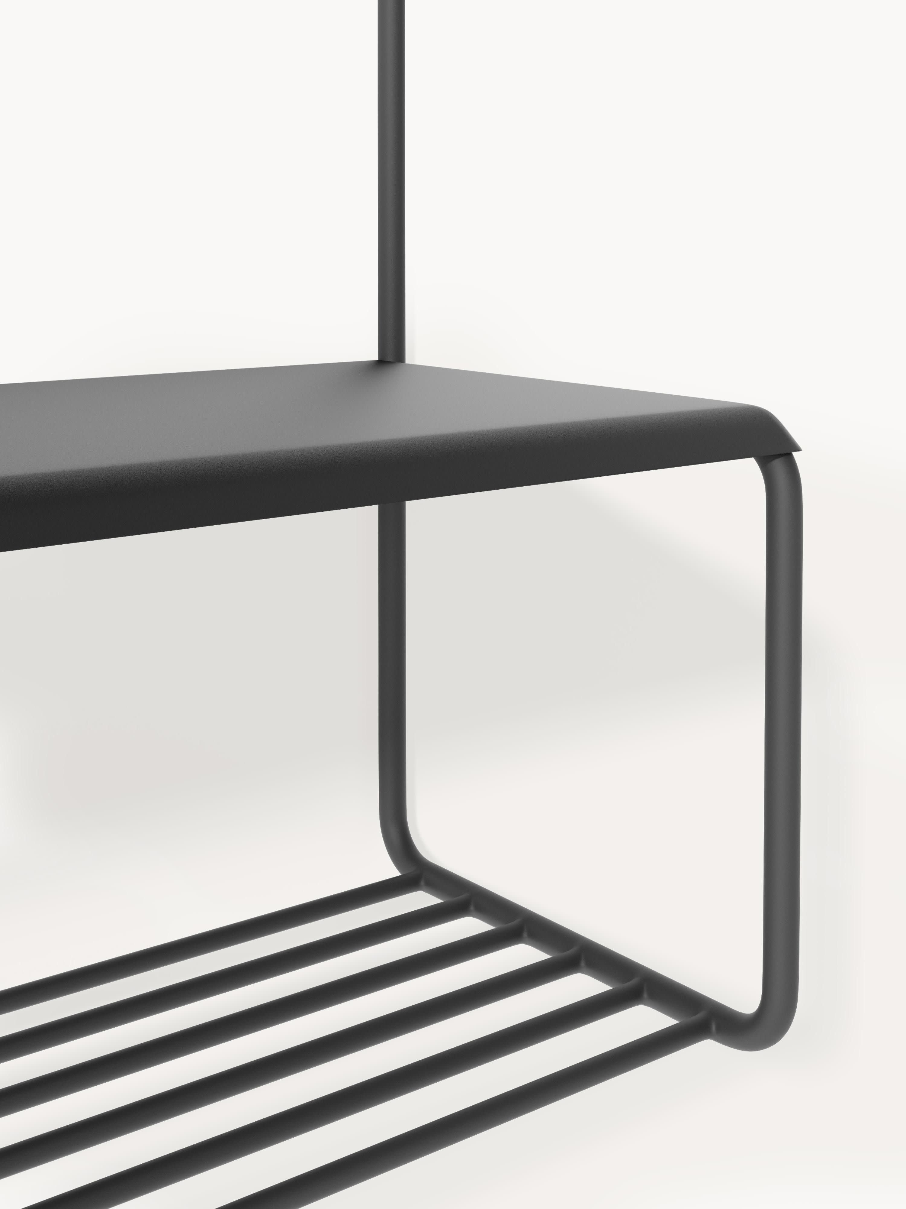 Nash Wall-Mounted Metal Coat Rack