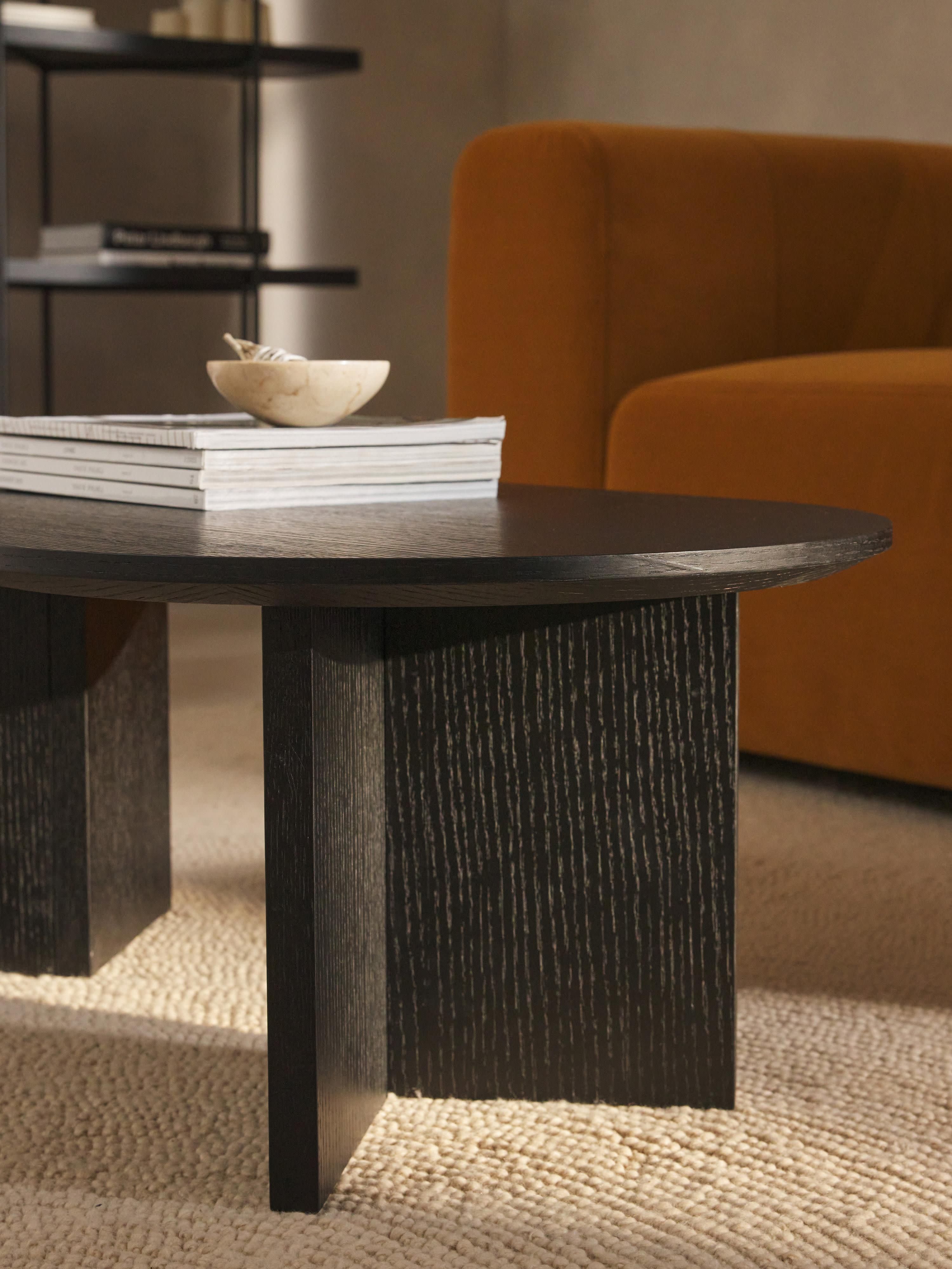 Toni Oval Wooden Coffee Table