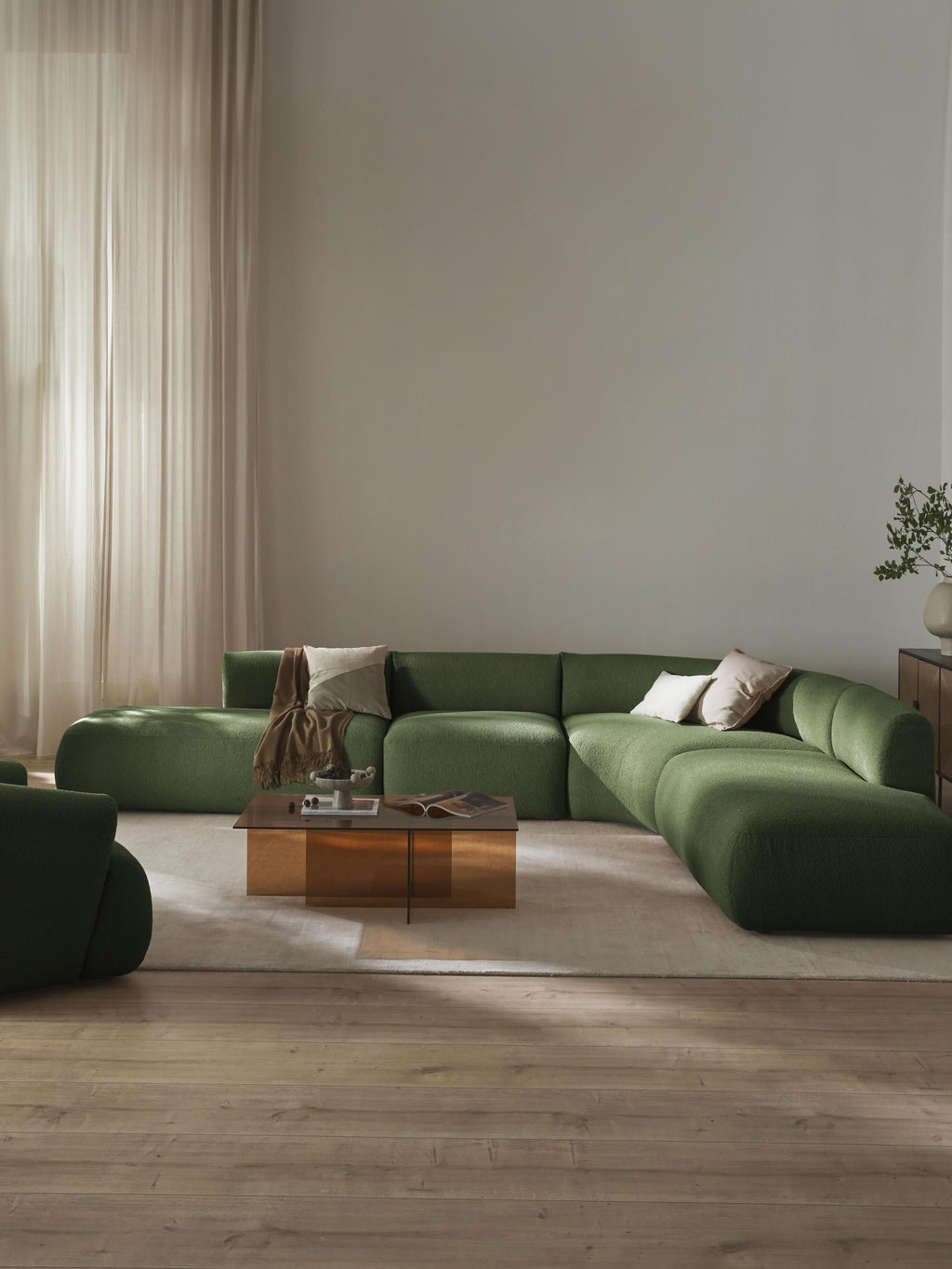 Sofia XL Modular Bouclé Corner Sofa