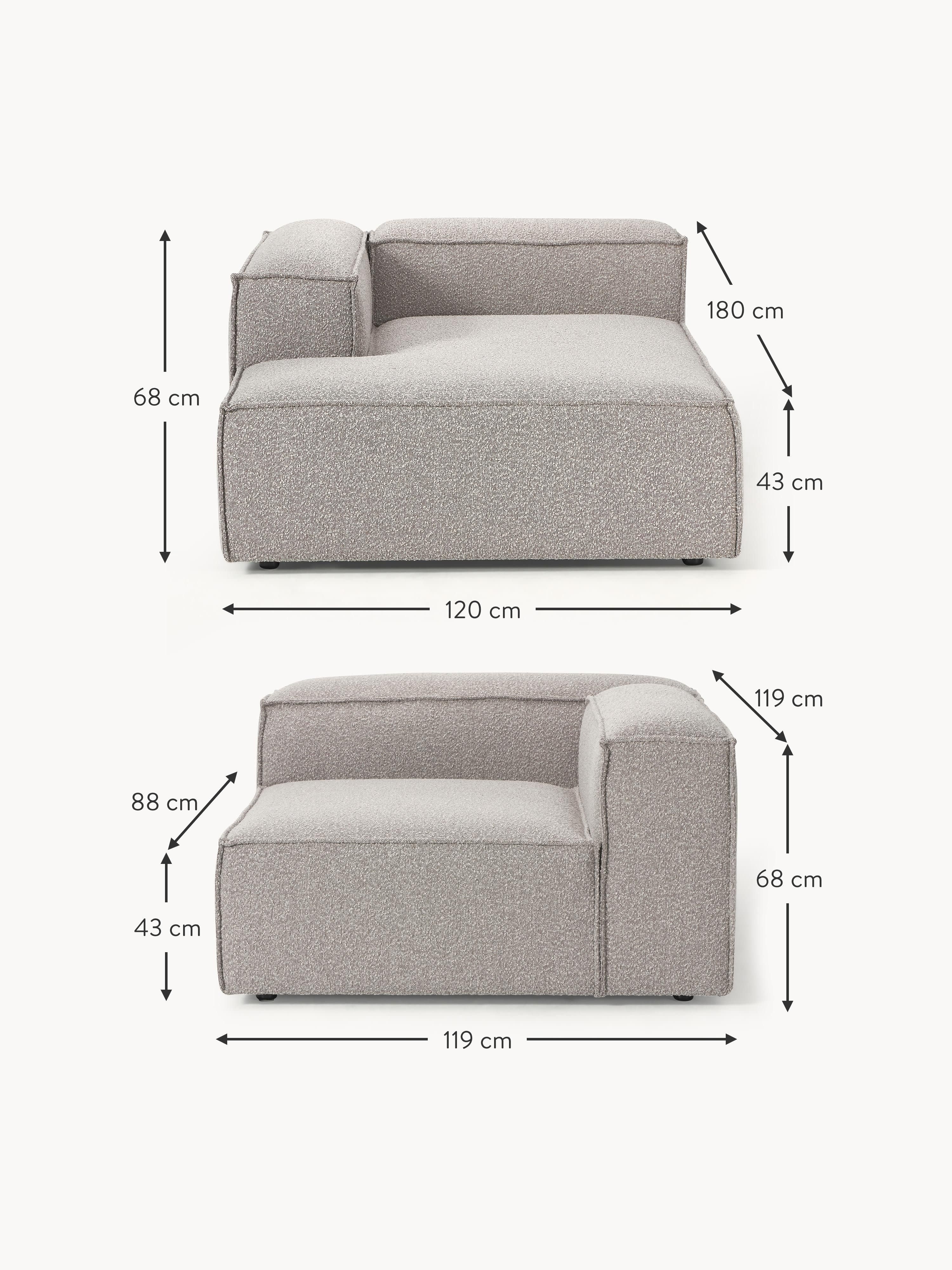Lennon Bouclé Modular Corner Sofa (3-seater)