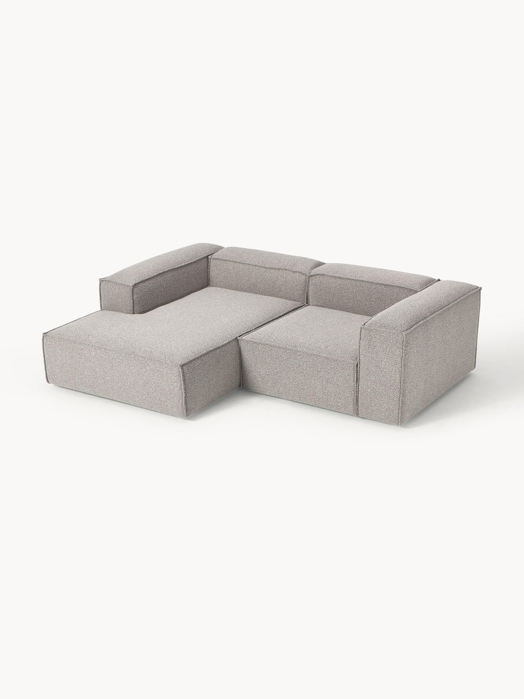 Lennon Bouclé Modular Corner Sofa (3-seater)