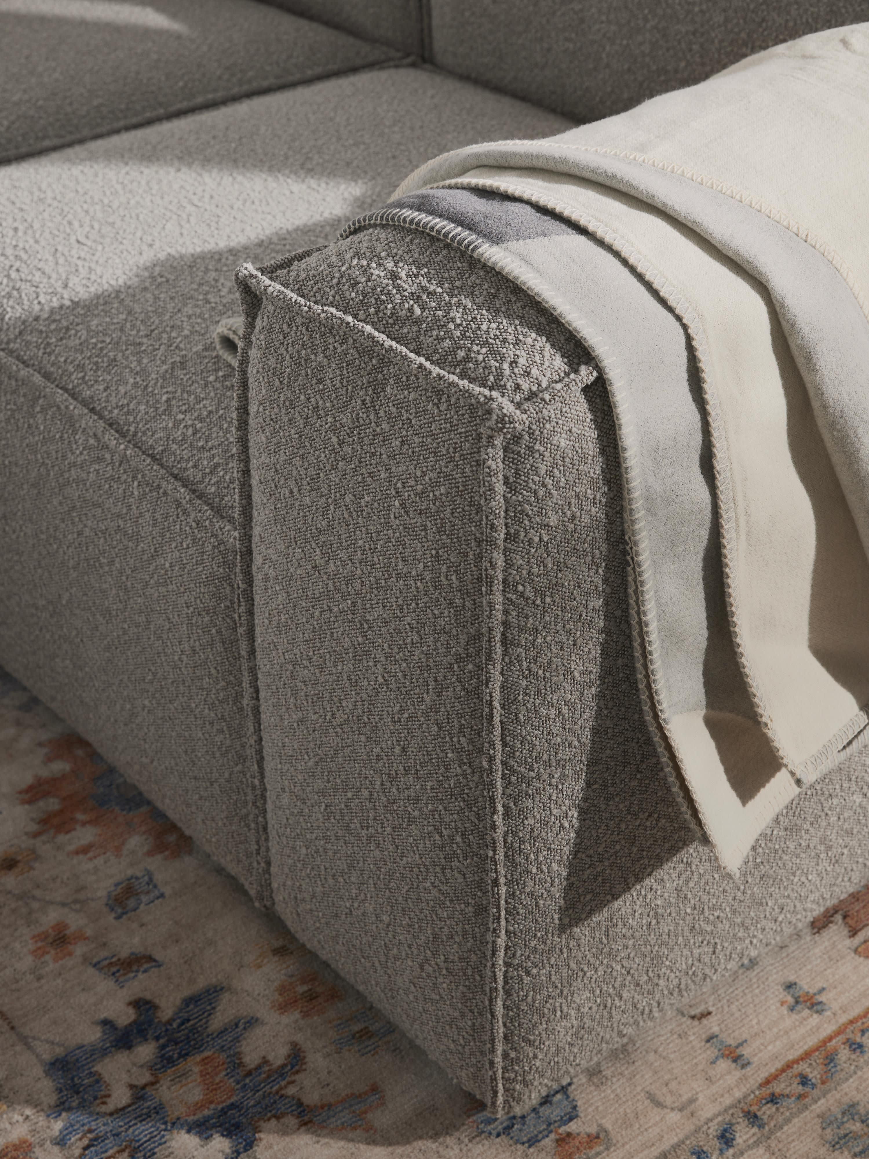 Lennon Bouclé Modular Corner Sofa (3-seater)