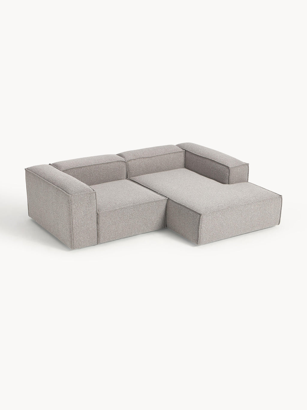 Lennon Bouclé Modular Corner Sofa (3-seater)