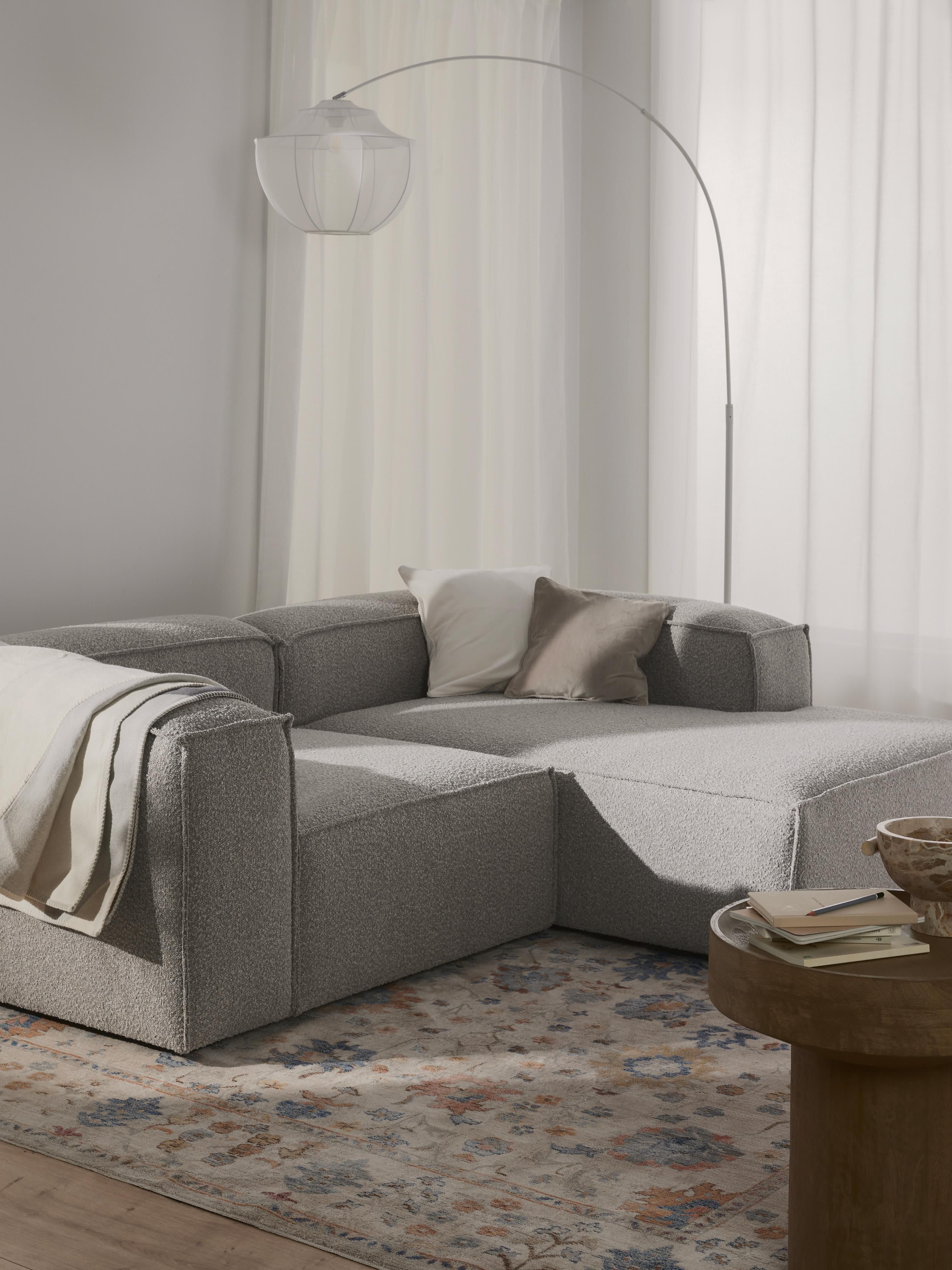 Lennon Bouclé Modular Corner Sofa (3-seater)