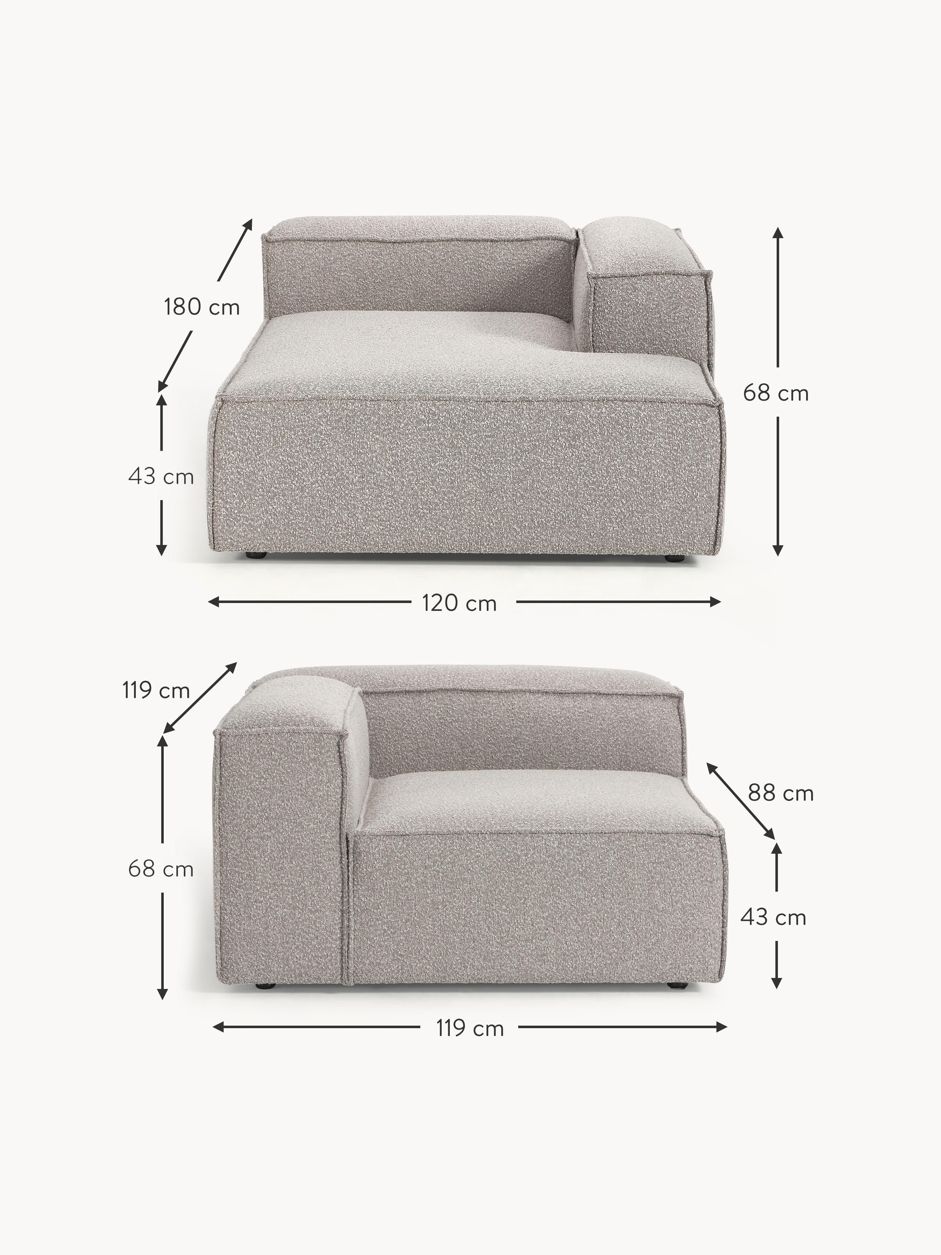 Lennon Bouclé Modular Corner Sofa (3-seater)