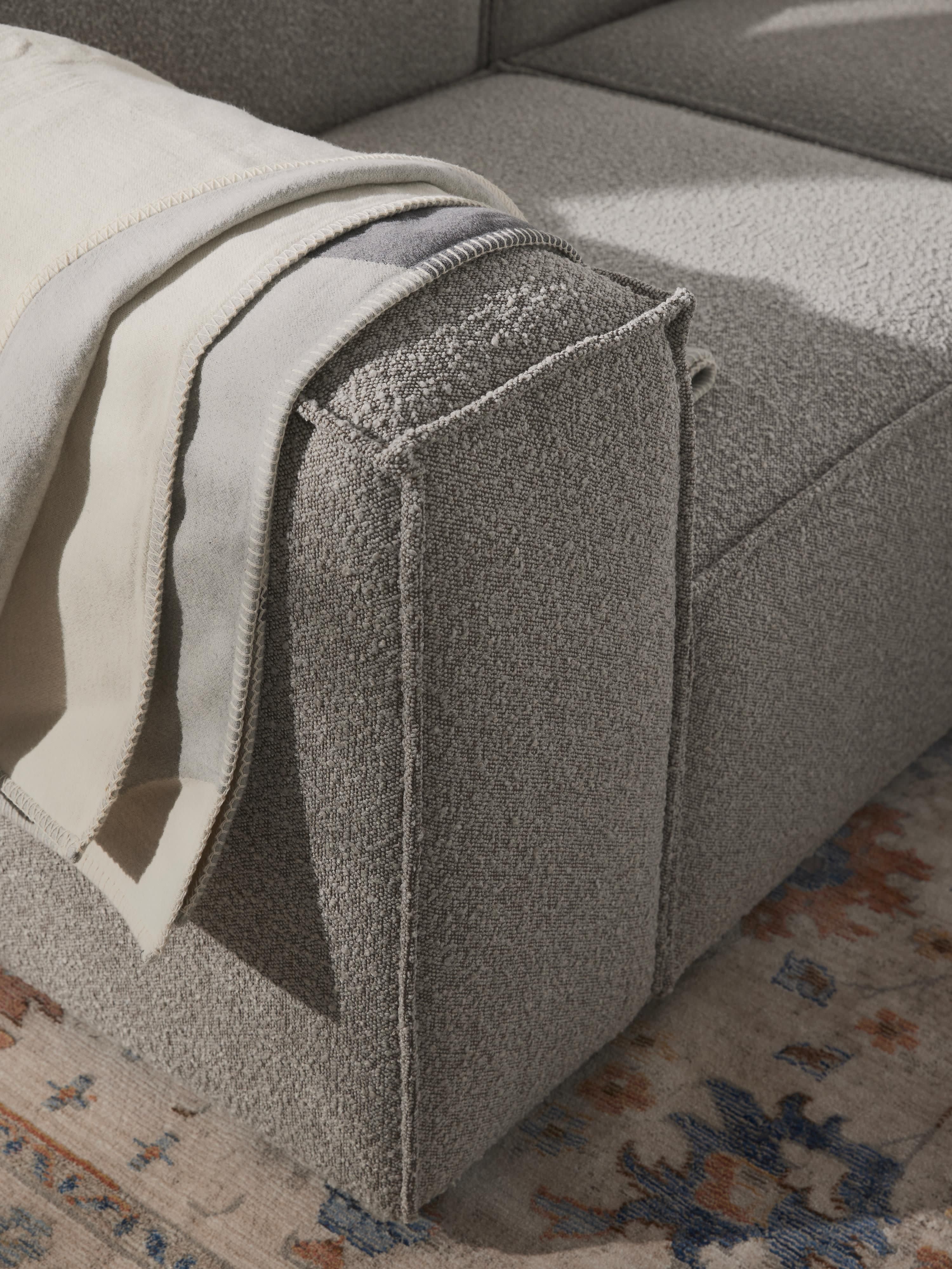 Lennon Bouclé Modular Corner Sofa (3-seater)
