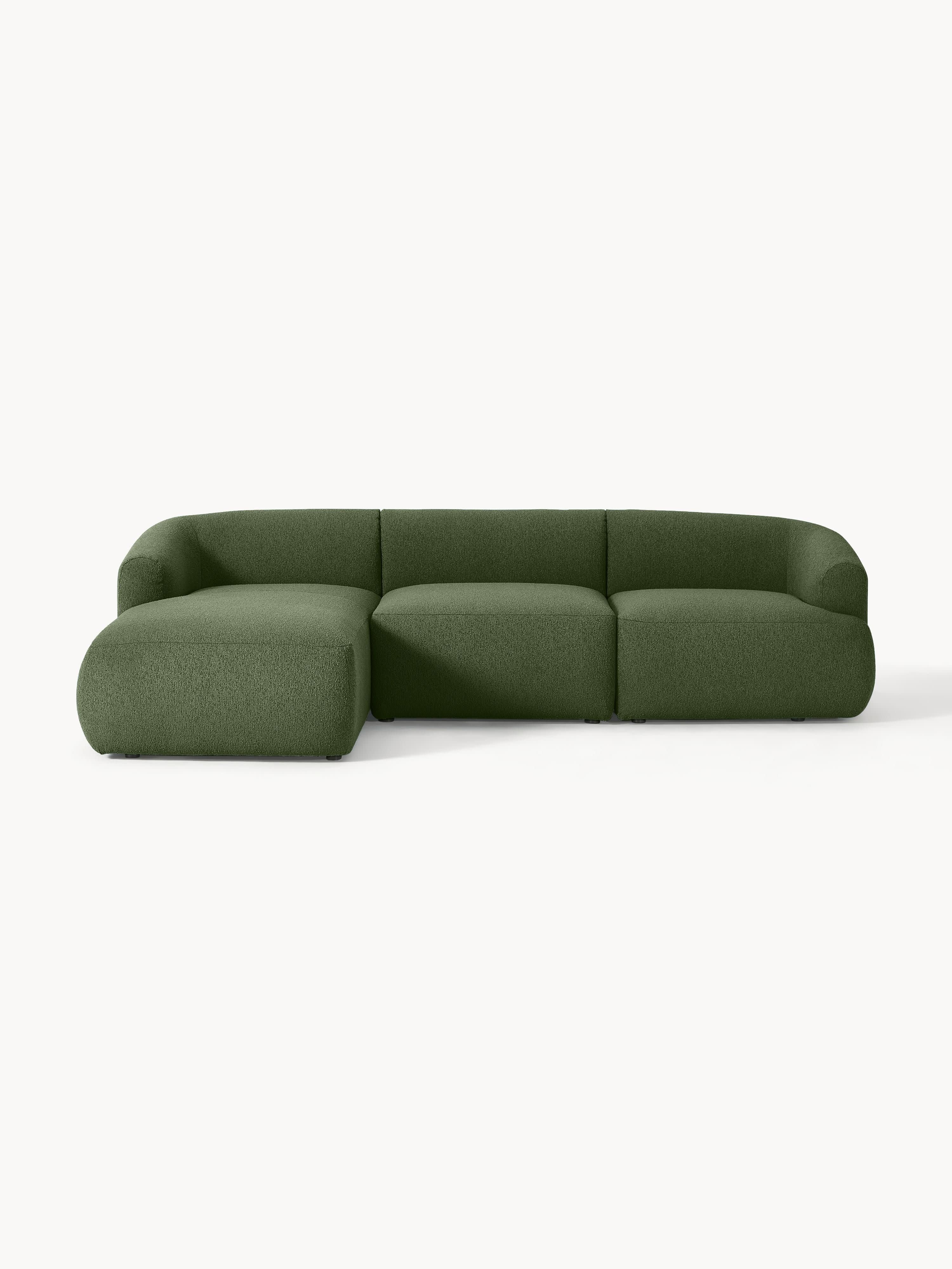 Gallery image 1 - Modular Bouclé Corner Sofa Sofia (3-seater)