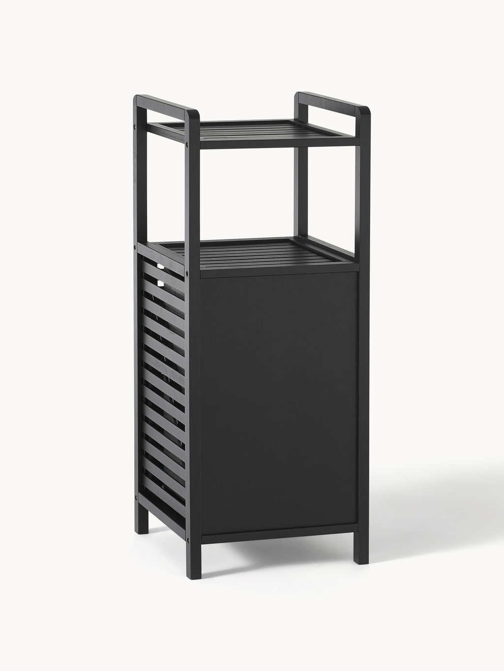 Kit Bathroom Shelf with Laundry Basket
