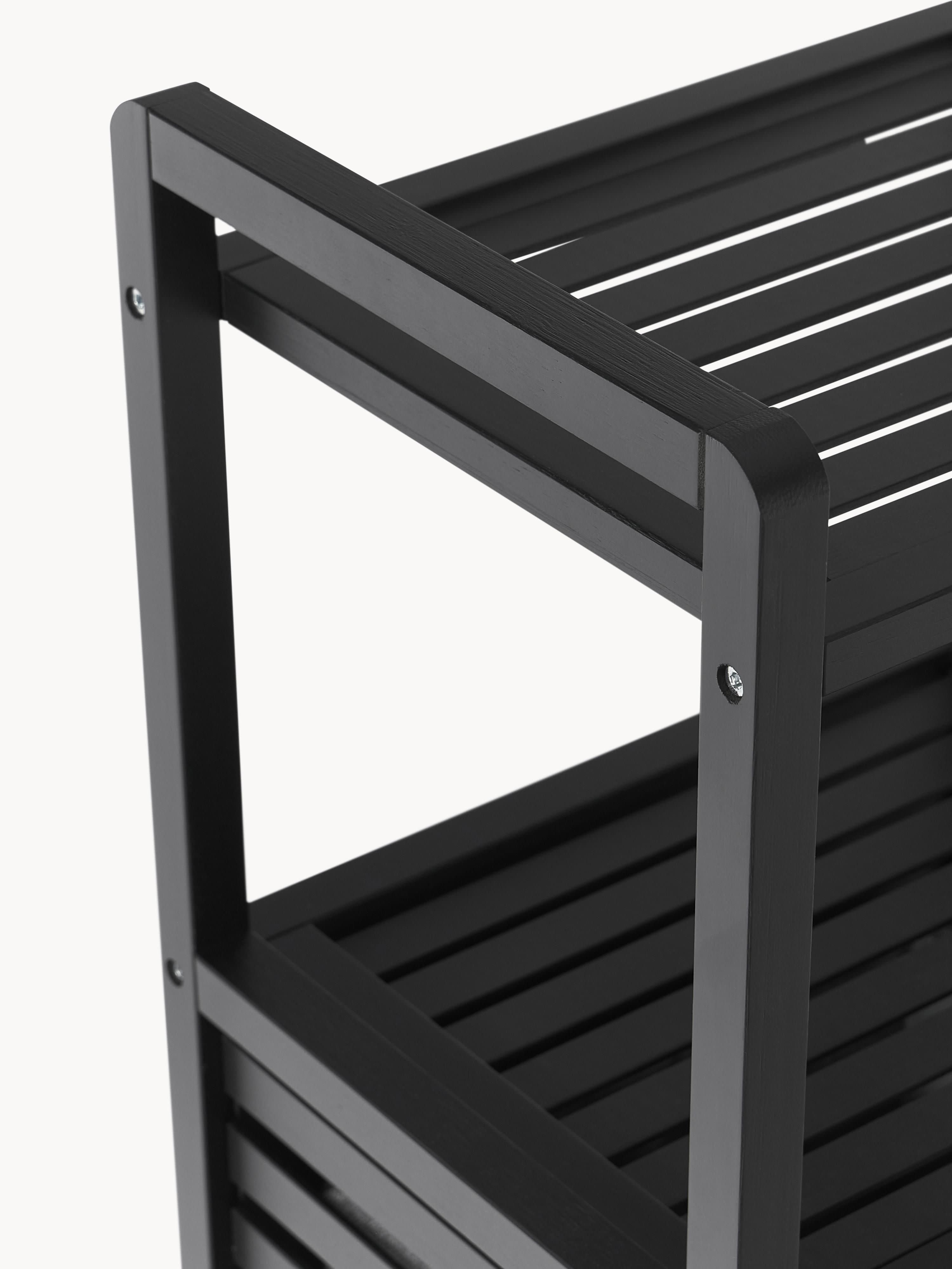 Kit Bathroom Shelf with Laundry Basket